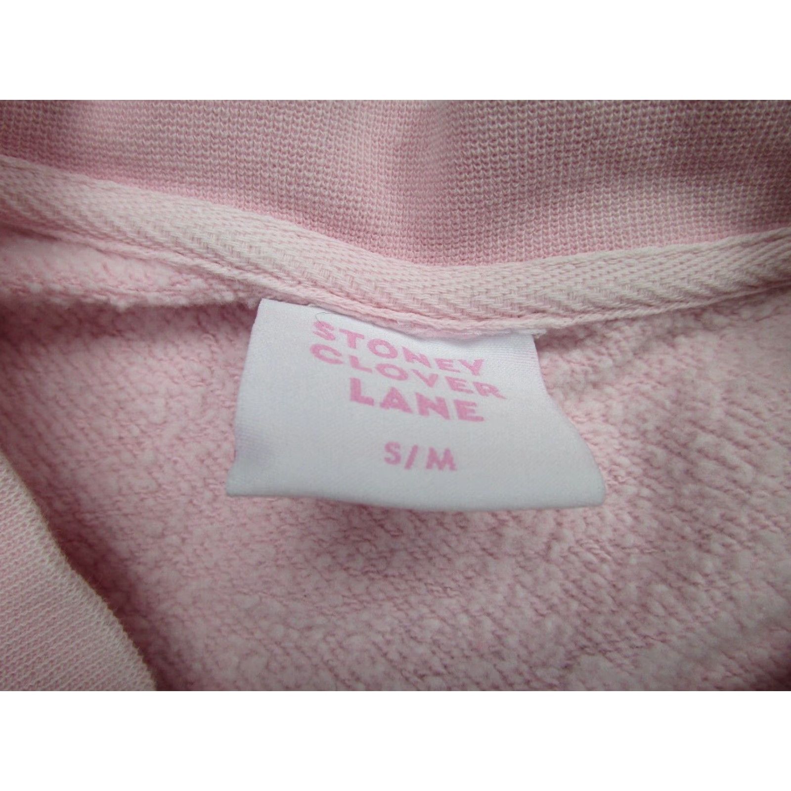 Vintage Stoney Clover Lane Pullover Sweatshirt Womens M Pink Oversized Beach Activewear Size M / US 6-8 / IT 42-44 - 7 Thumbnail