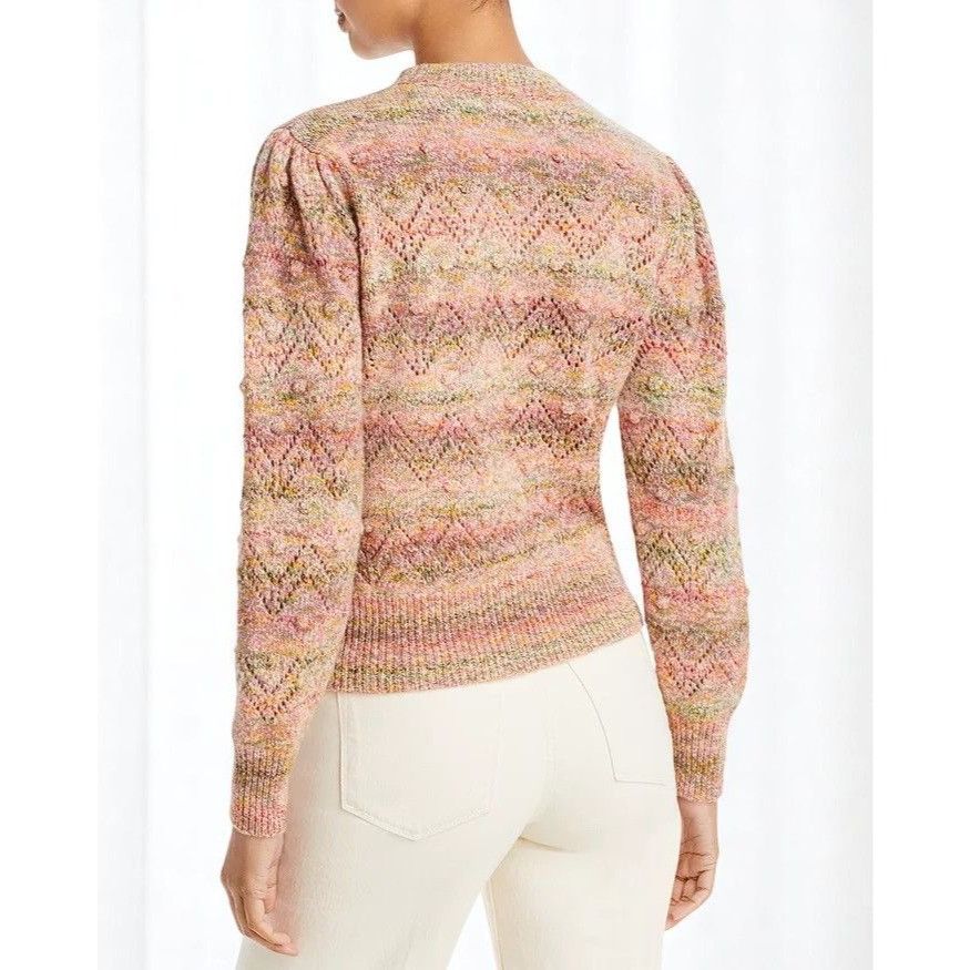 Vanessa Bruno Vanessa Bruno Sissi Popcorn Knit Sweater Small Pink Crew Size S / US 4 / IT 40 - 7 Thumbnail