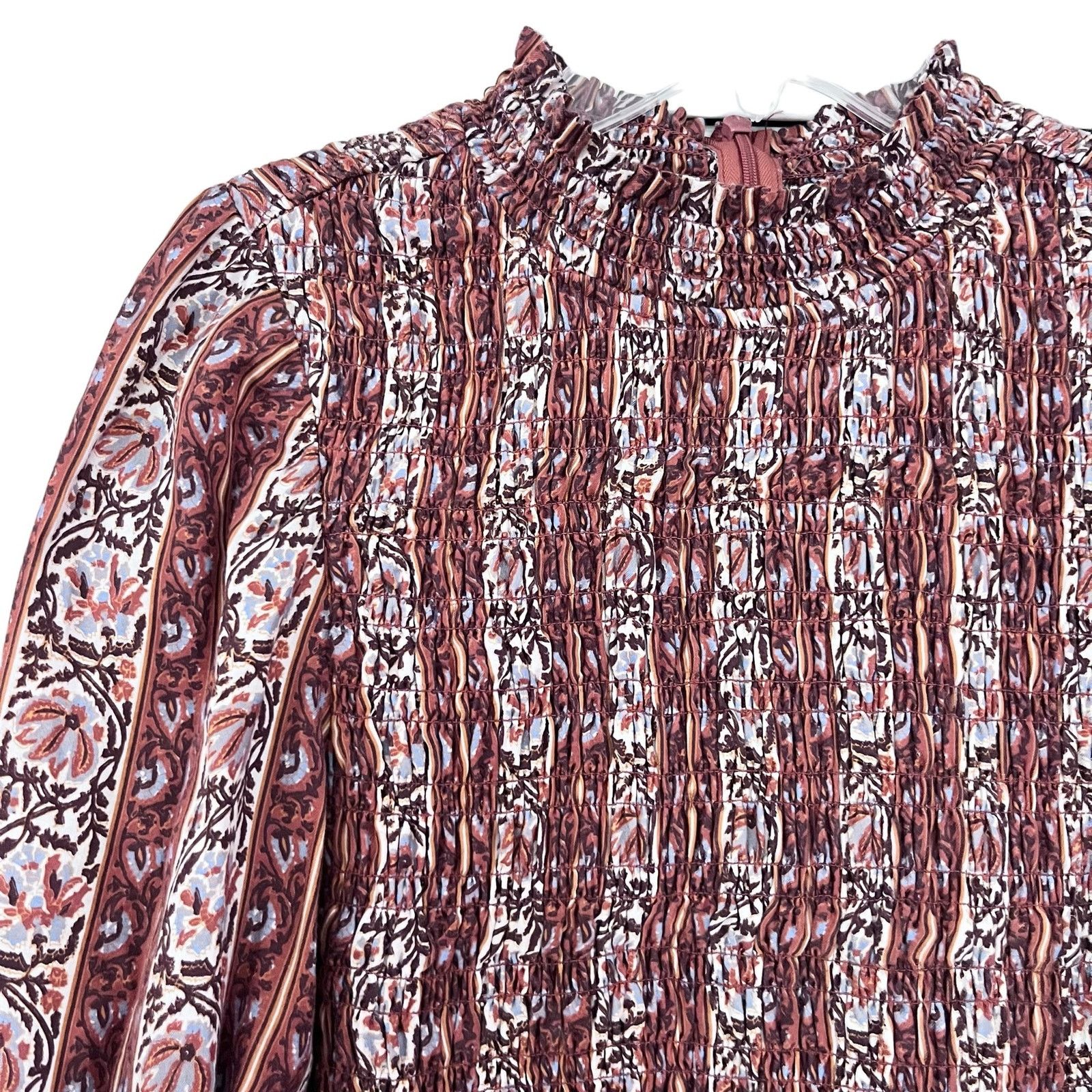 Marie Oliver Marie Oliver Glennon Mock Neck Top in Sedona Stripe Size M / US 6-8 / IT 42-44 - 4 Thumbnail