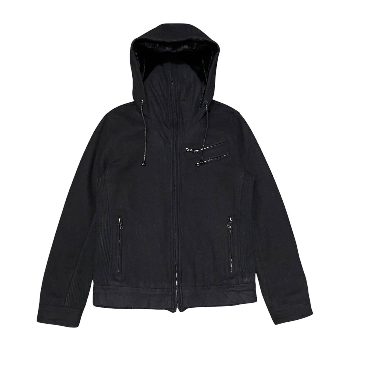 semanticdesign Semantic Design Wool Hooded Jacket Size US S / EU 44-46 / 1 - 1 Thumbnail