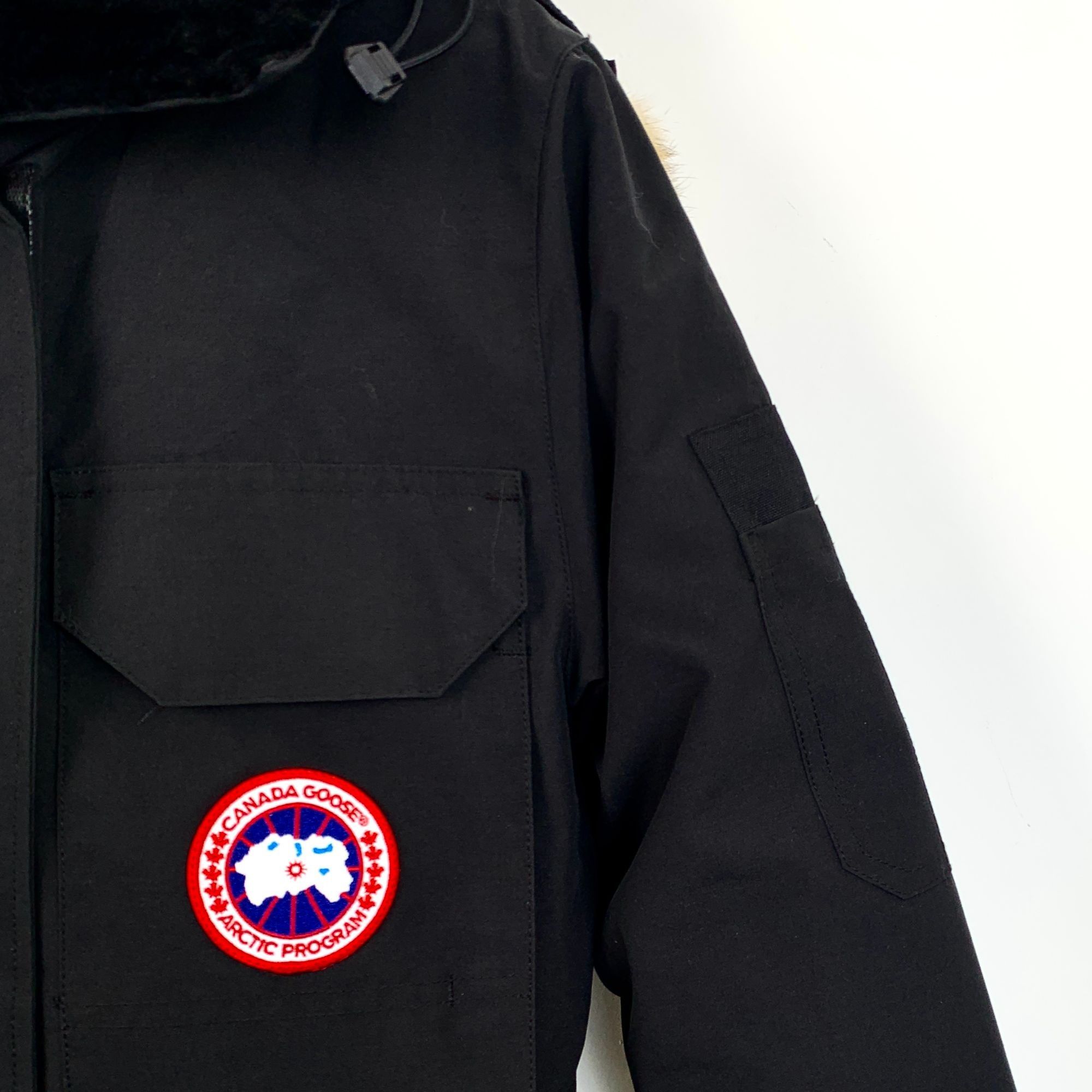Canada Goose Canada Goose Mens Winter Parka With Fur Hood Black Size M Po Size XXS / US 00 / IT 34 - 3 Thumbnail