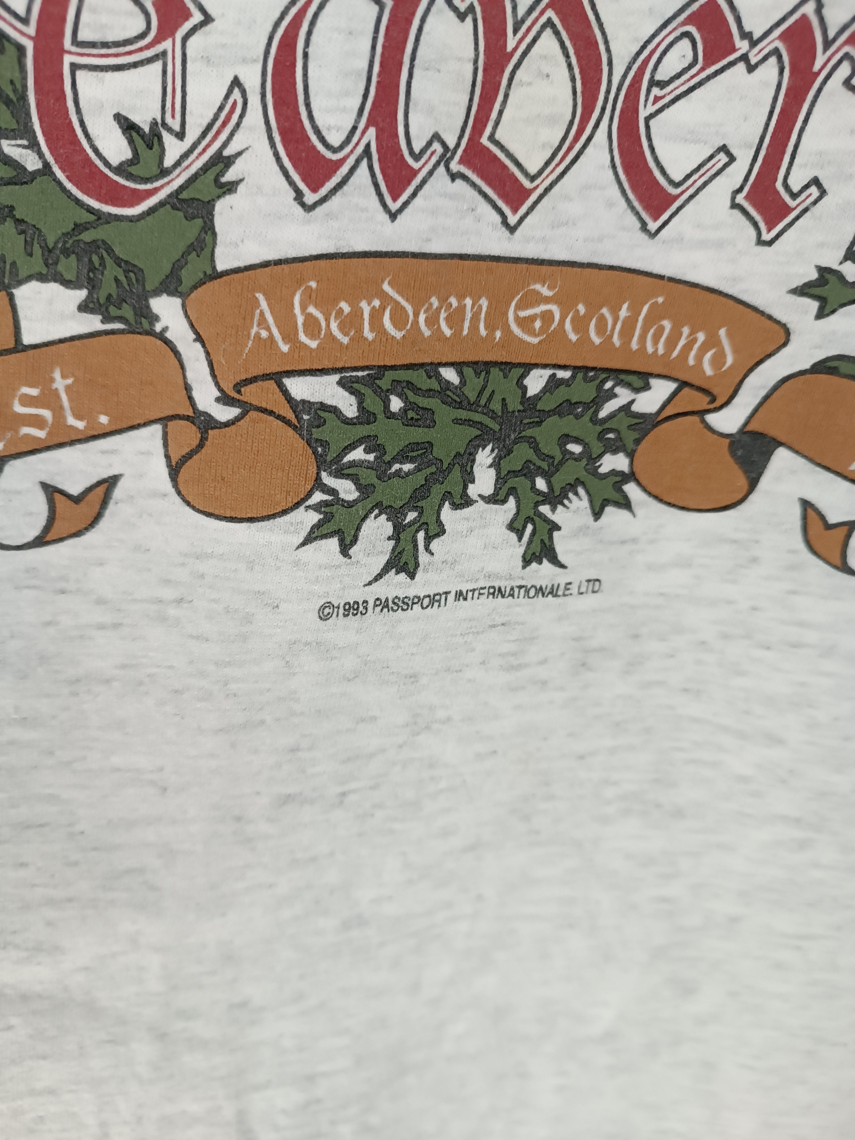 Vintage VINTAGE '93 CRAWFORDS THISTLE & SWORD TAVERN VERY RARE Size US XXL / EU 58 / 5 - 9 Thumbnail