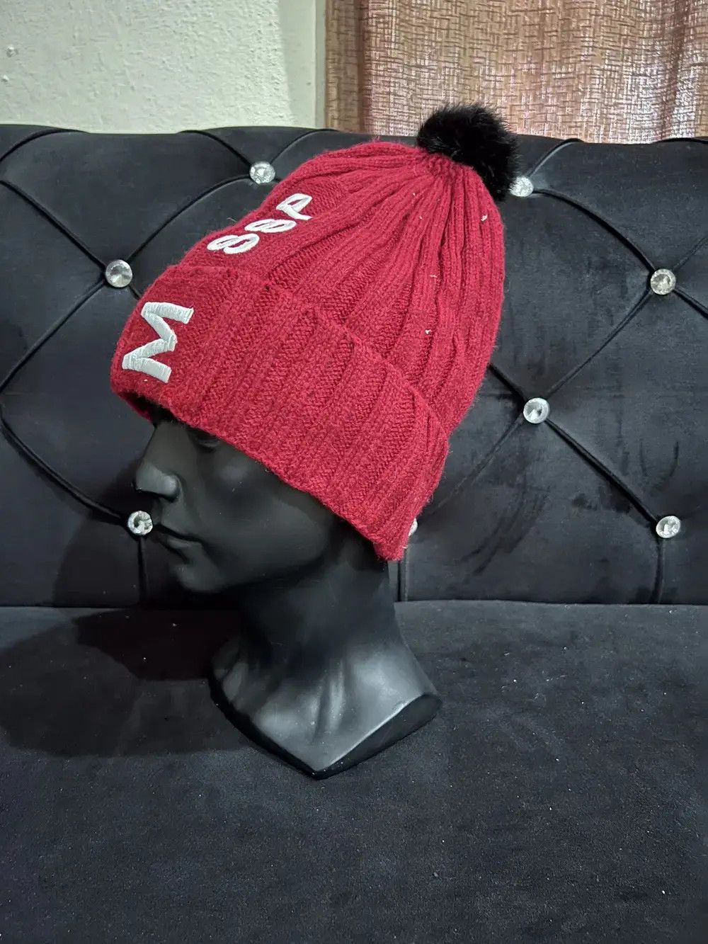 Japanese Brand Japanese Brand Knit Bobble Beanie Hat Size ONE SIZE - 3 Thumbnail