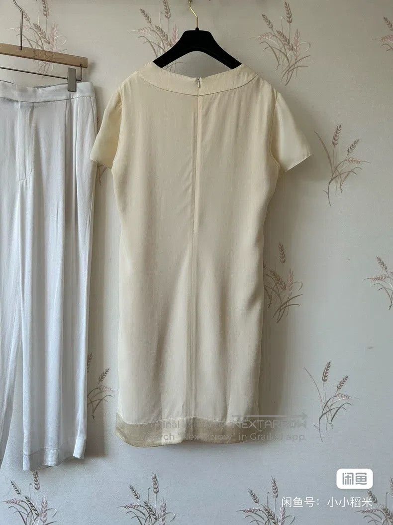 The Row The Row size 4 Cream Dress Size M / US 6-8 / IT 42-44 - 2 Thumbnail
