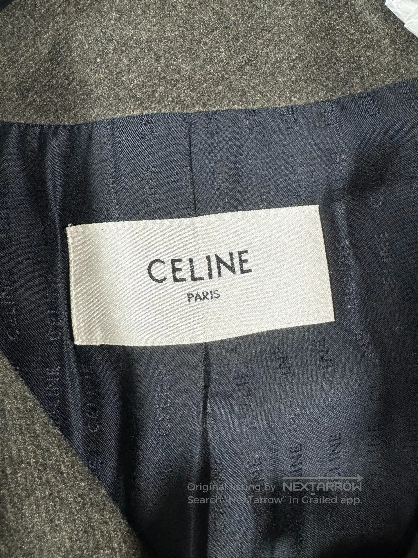 Celine Celine Four-Pocket Cashmere Coat with Gold Hardware. Size S / US 4 / IT 40 - 4 Thumbnail