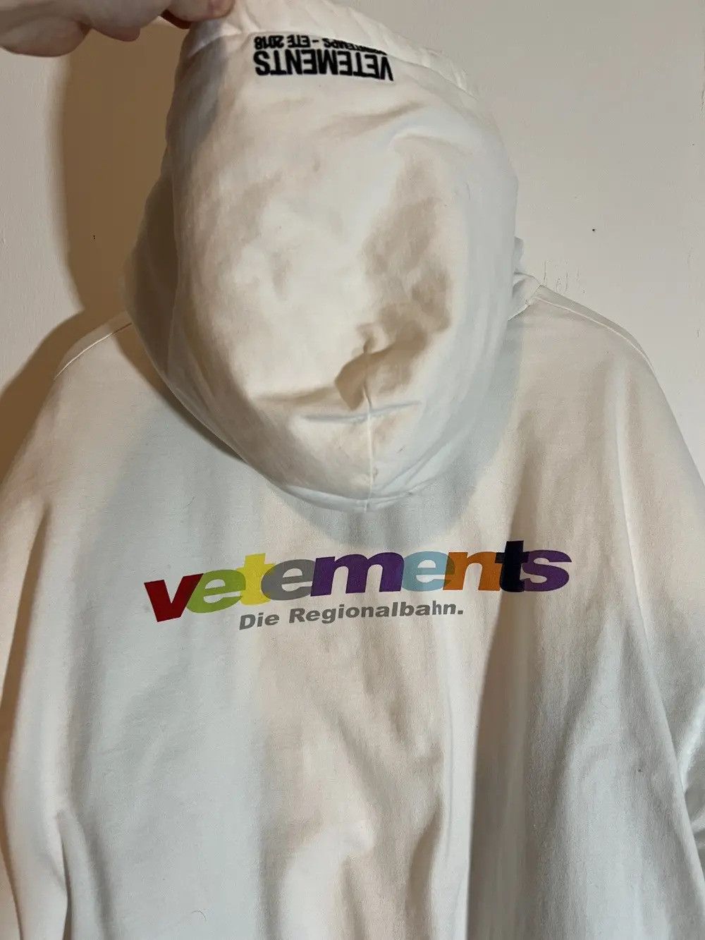 Vetements Vetements SS18 “Die Regionalbahn” Padded Zip Up Hoodie Size US S / EU 44-46 / 1 - 3 Thumbnail