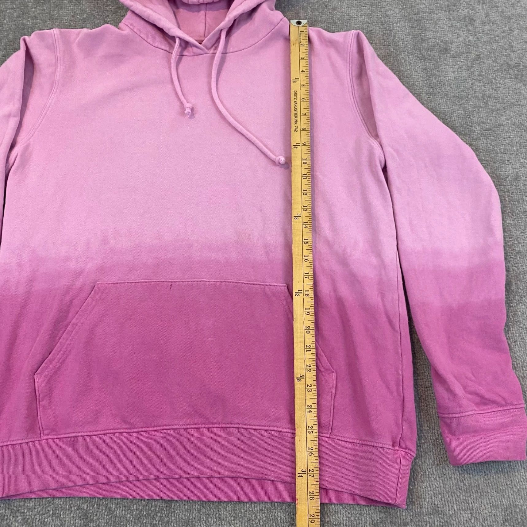 Outerknown VINTAGE OUTERKNOWN Hoodie Jacket Mens Large Pink Sunfade Hooded Long Sleeve USA Size US L / EU 52-54 / 3 - 4 Thumbnail