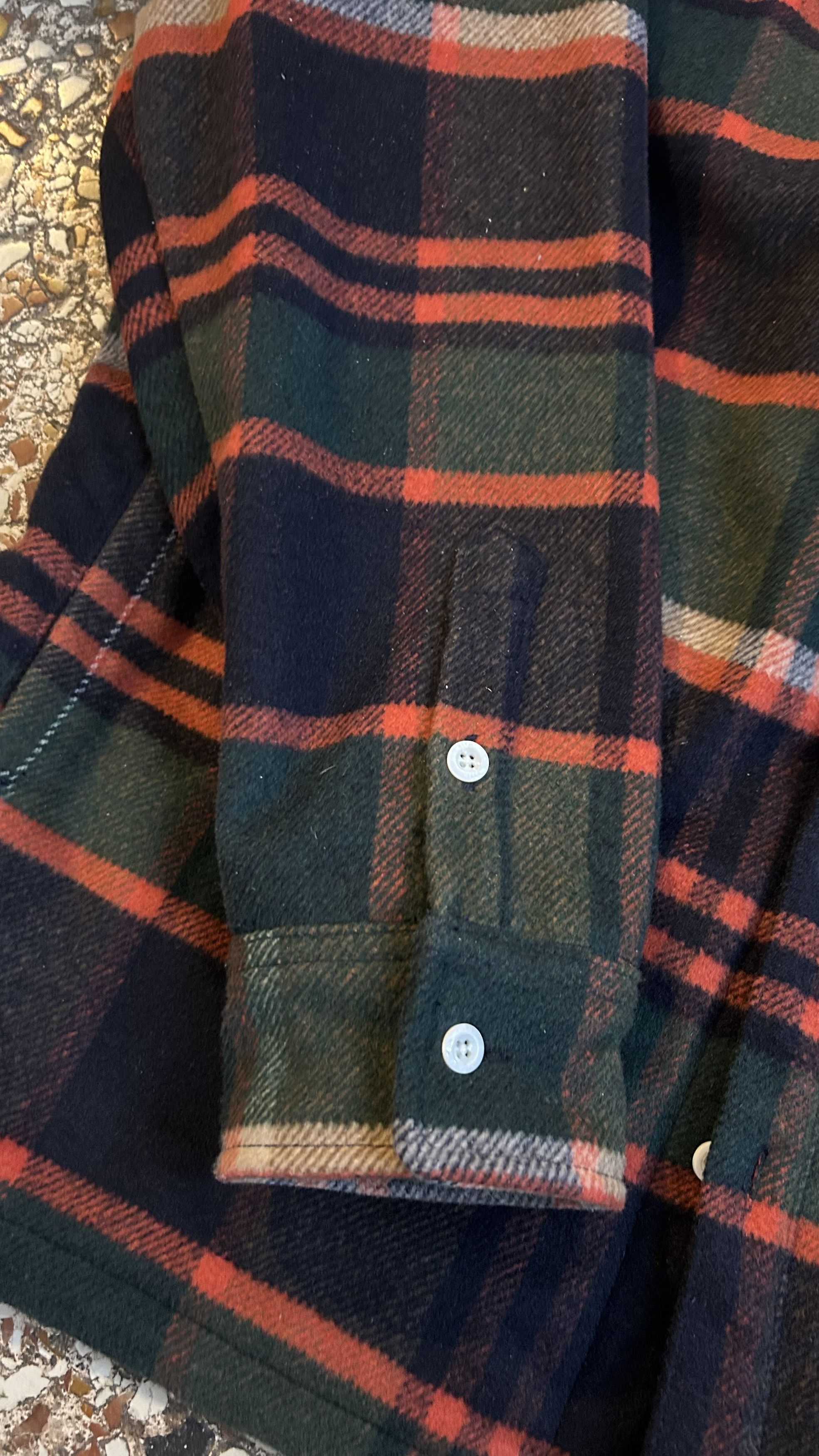 Kith Kith Plaid Hooded Ginza Shirt - Brown/Orange Plaid Size US XXL / EU 58 / 5 - 4 Thumbnail