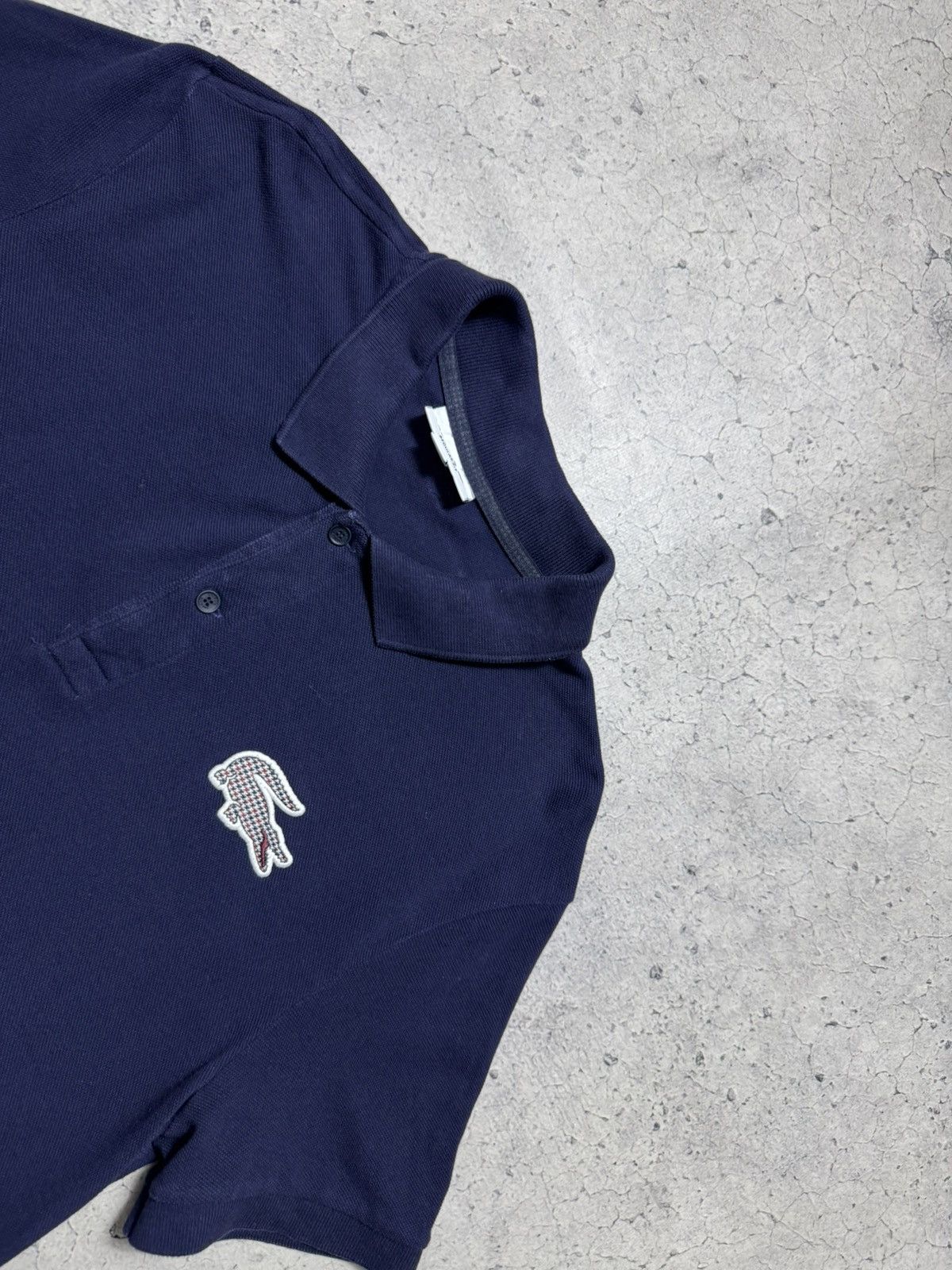 Lacoste Lacoste Navy Polo Shirt Big Logo Size M Size US M / EU 48-50 / 2 - 4 Thumbnail