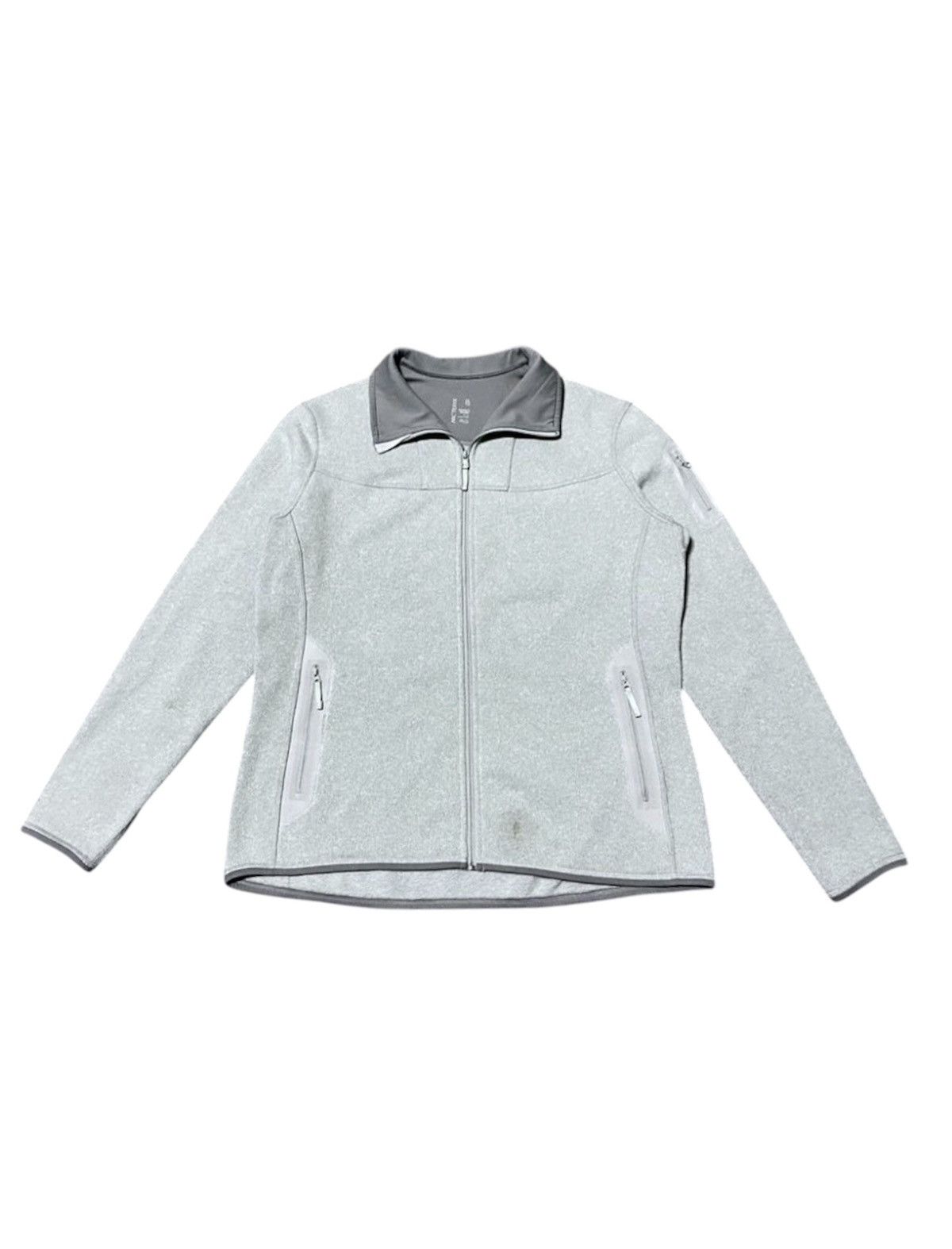 Arc'teryx Women's Unisex Arc'Teryx Grey Zip Sweater Light Jacket Size US XL / EU 56 / 4 - 1 Thumbnail