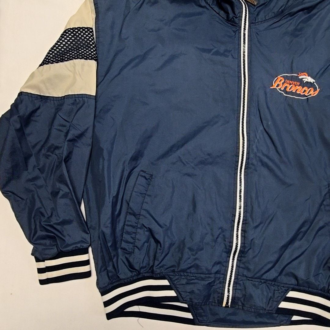Pro Player Vintage Broncos Jacket Blue Windbreaker Mens XL VTG 90s Size US XL / EU 56 / 4 - 3 Thumbnail