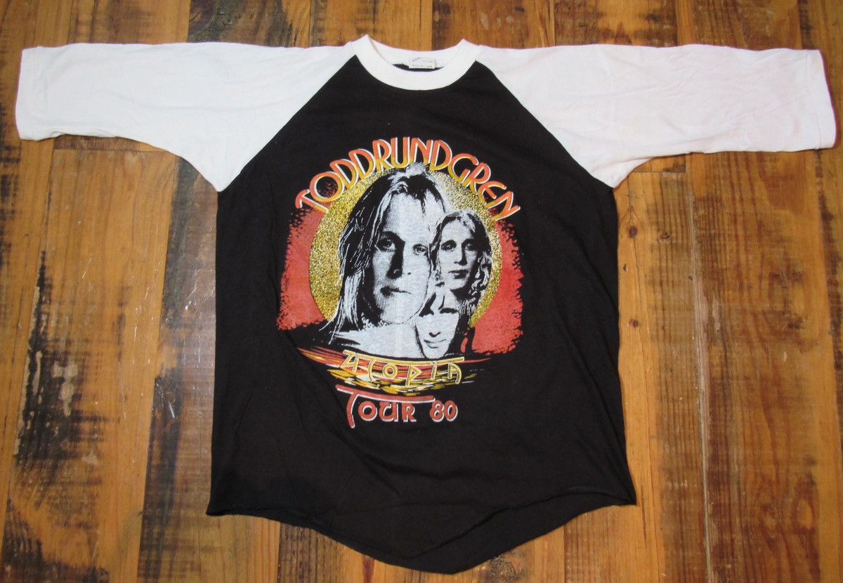 Vintage Todd Rundgren 1980 Utopia Tour Vintage Tee Size US M / EU 48-50 / 2 - 1 Thumbnail