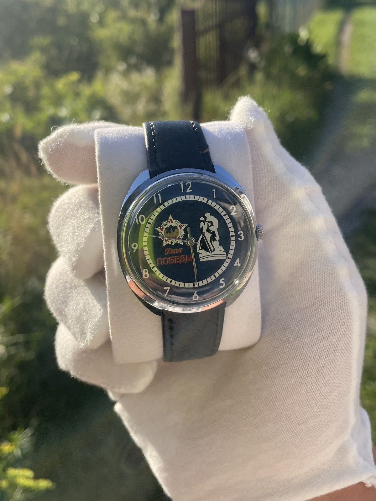 Vintage Watch Raketa Mechanical Retro Wristwatch 1990s