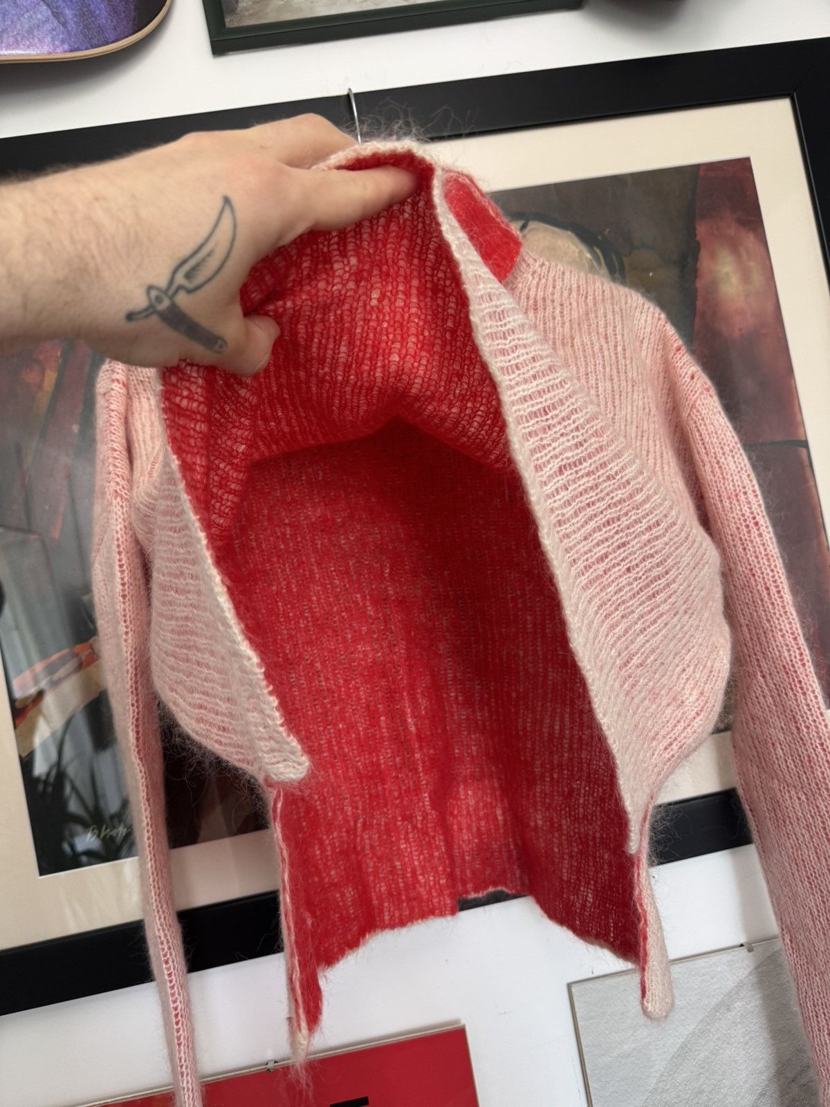 Acne Studios Oversize Knit Acne Studios Mohair Wool Turtelneck Sweater Size M / US 6-8 / IT 42-44 - 4 Thumbnail