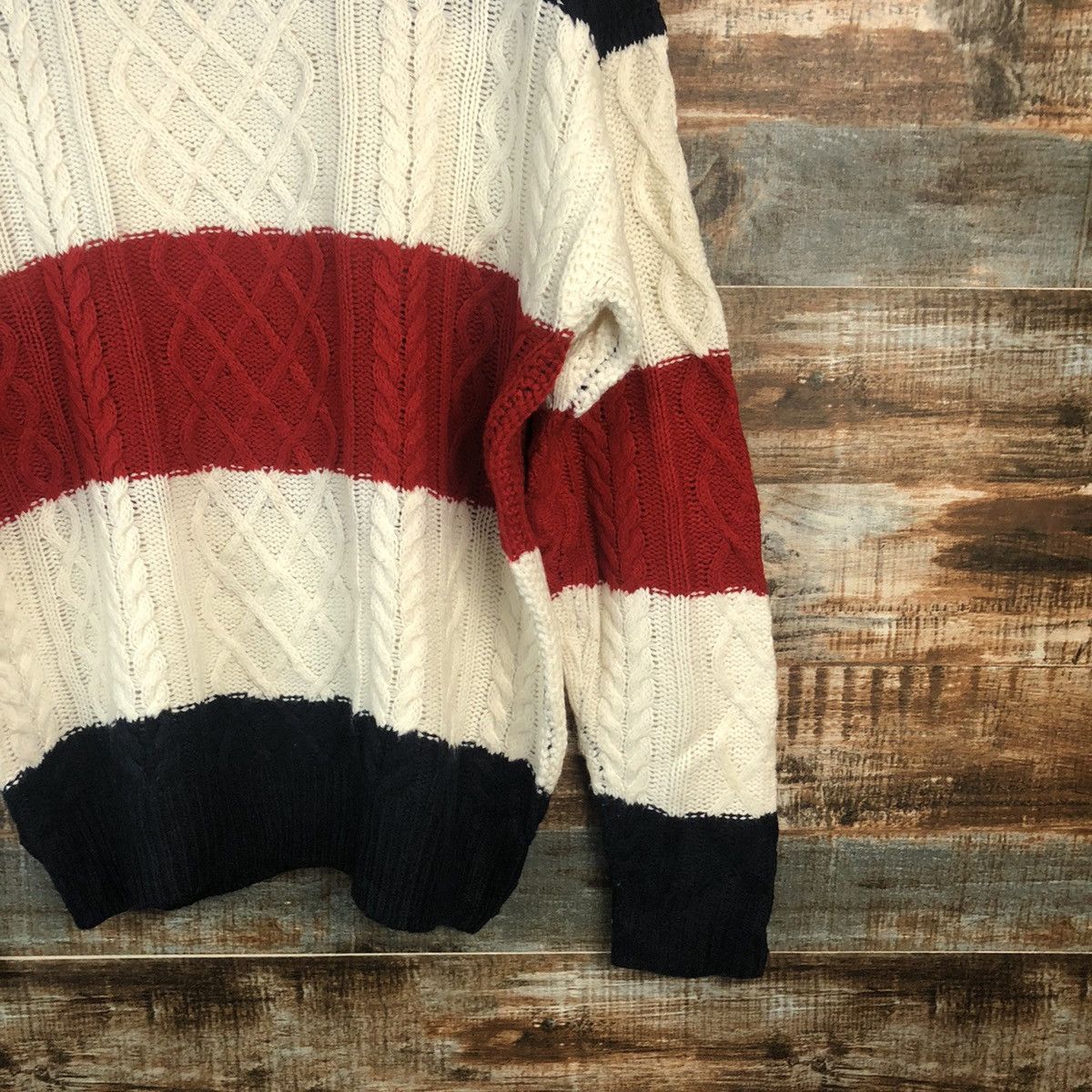 Japanese Brand Ills Stripe like kurt cobain Knitwear #A1854 Size US M / EU 48-50 / 2 - 8 Thumbnail