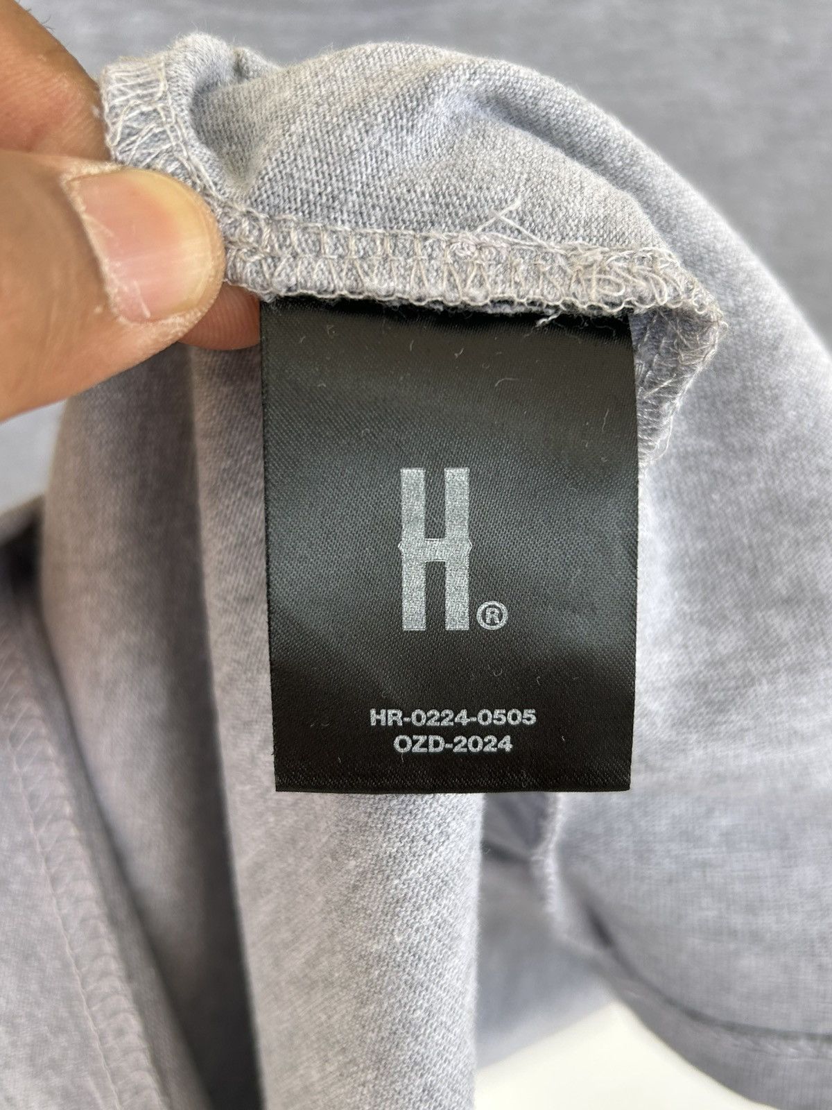 Hoodrich Hoodrich FNTS Gray Tee Spellout Size US M / EU 48-50 / 2 - 6 Thumbnail