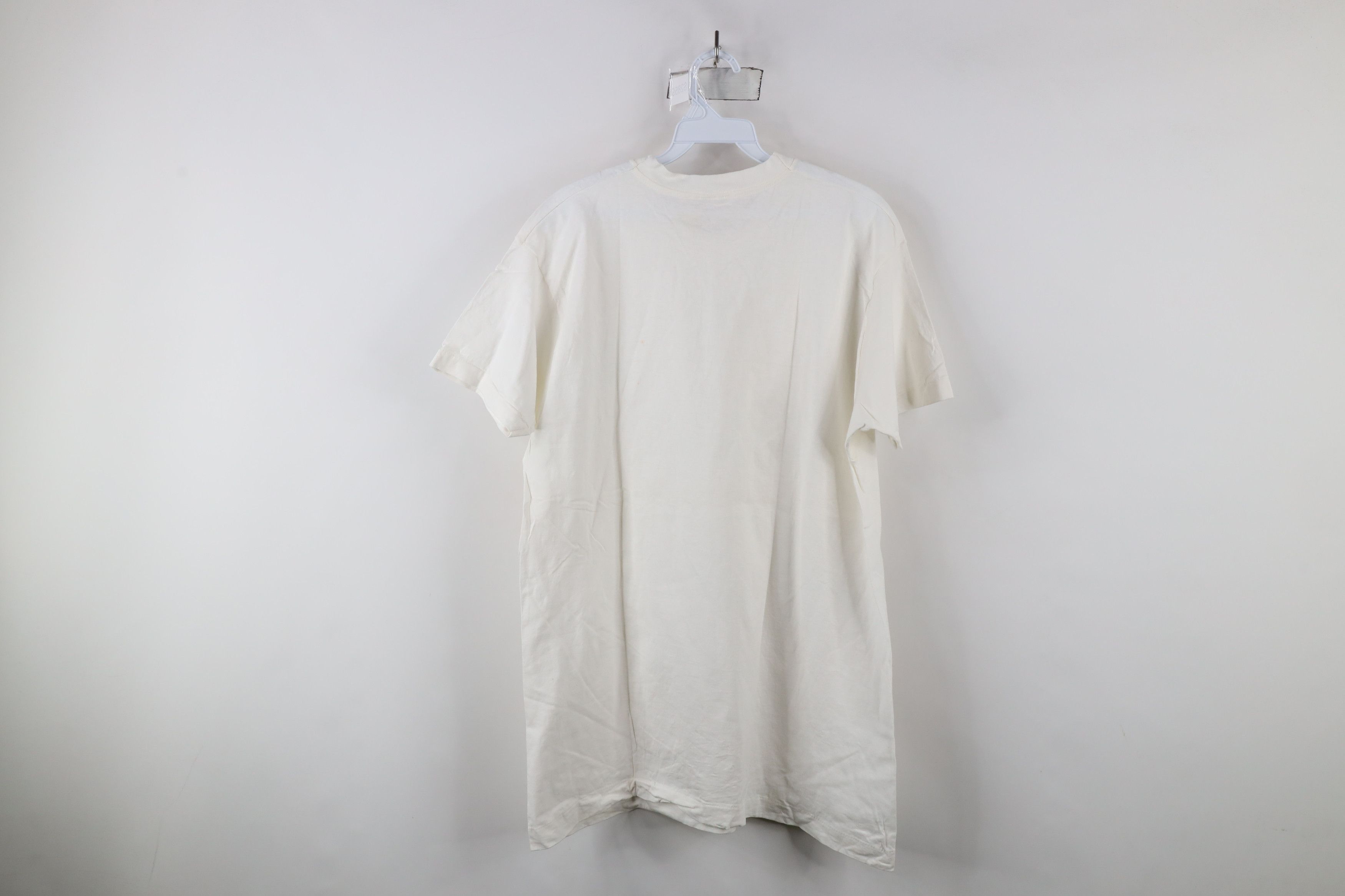 Vintage Vintage 90s Streetwear Cotton Short Sleeve T-Shirt White USA Size US XL / EU 56 / 4 - 9 Thumbnail
