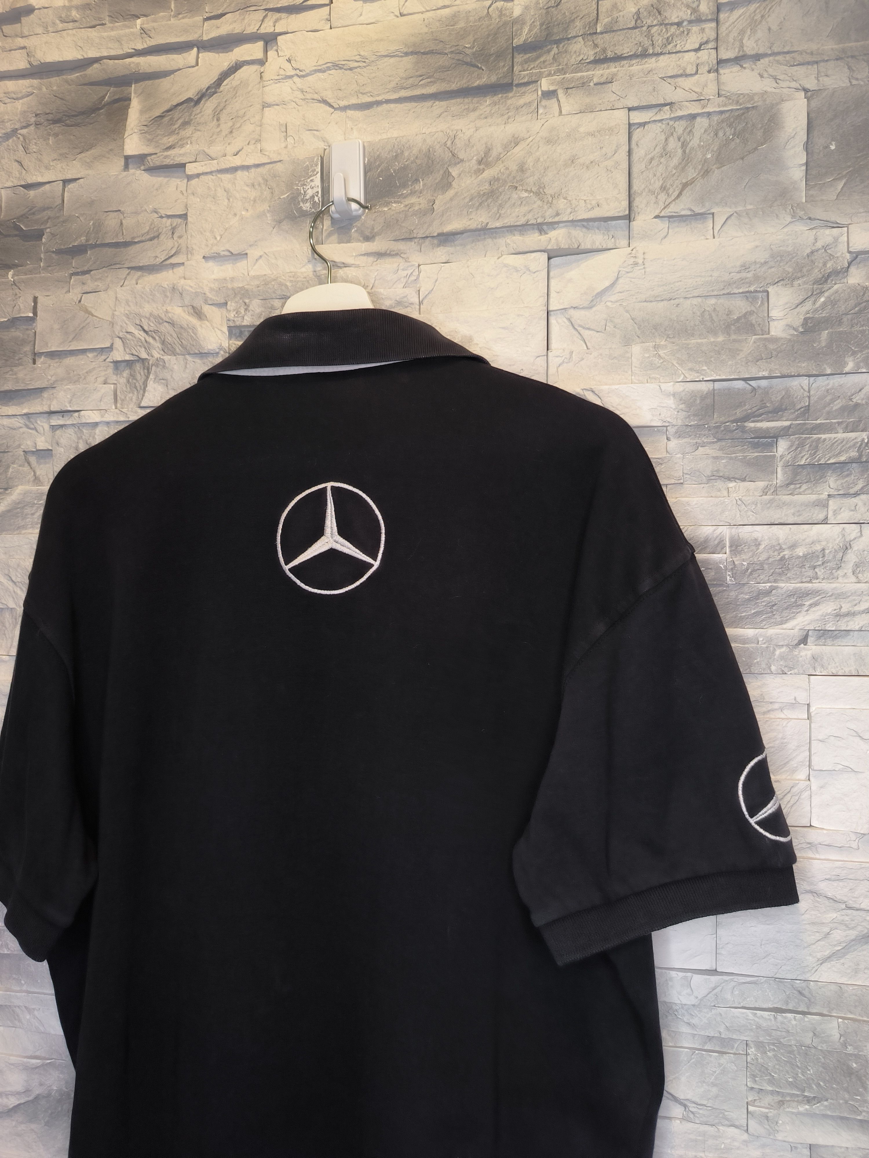 Mercedes-Benz Vintage Mercedes-Benz McLaren Polo Shirt Black Racing Size US L / EU 52-54 / 3 - 4 Thumbnail