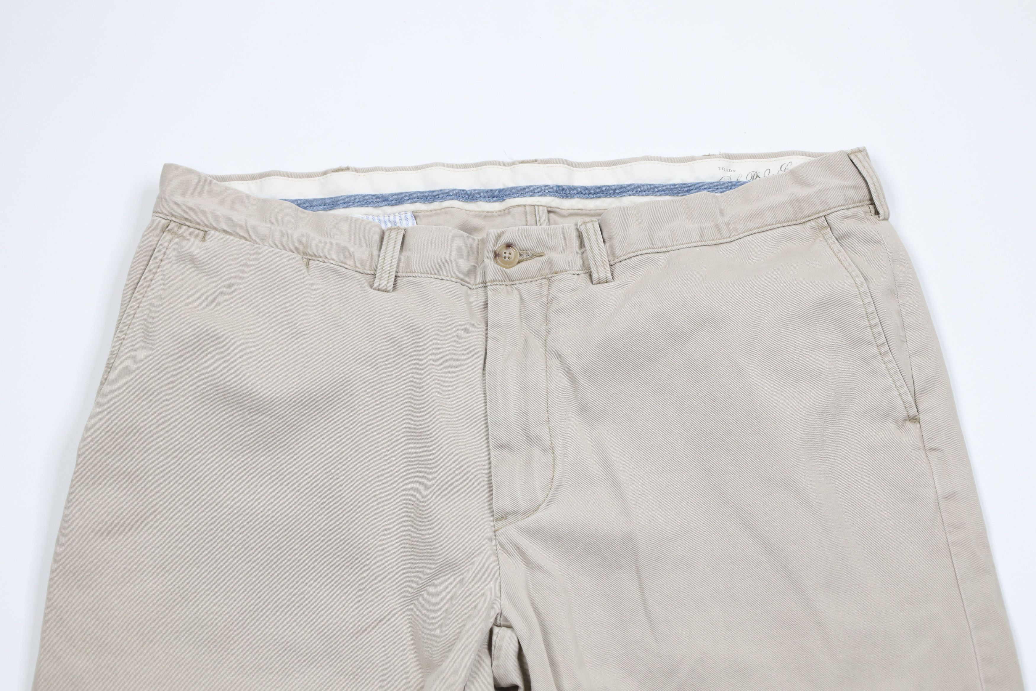 Ralph Lauren × Vintage Vintage Ralph Lauren Classic Fit Wide Leg Chino Pants Beige Size US 38 / EU 54 - 2 Thumbnail