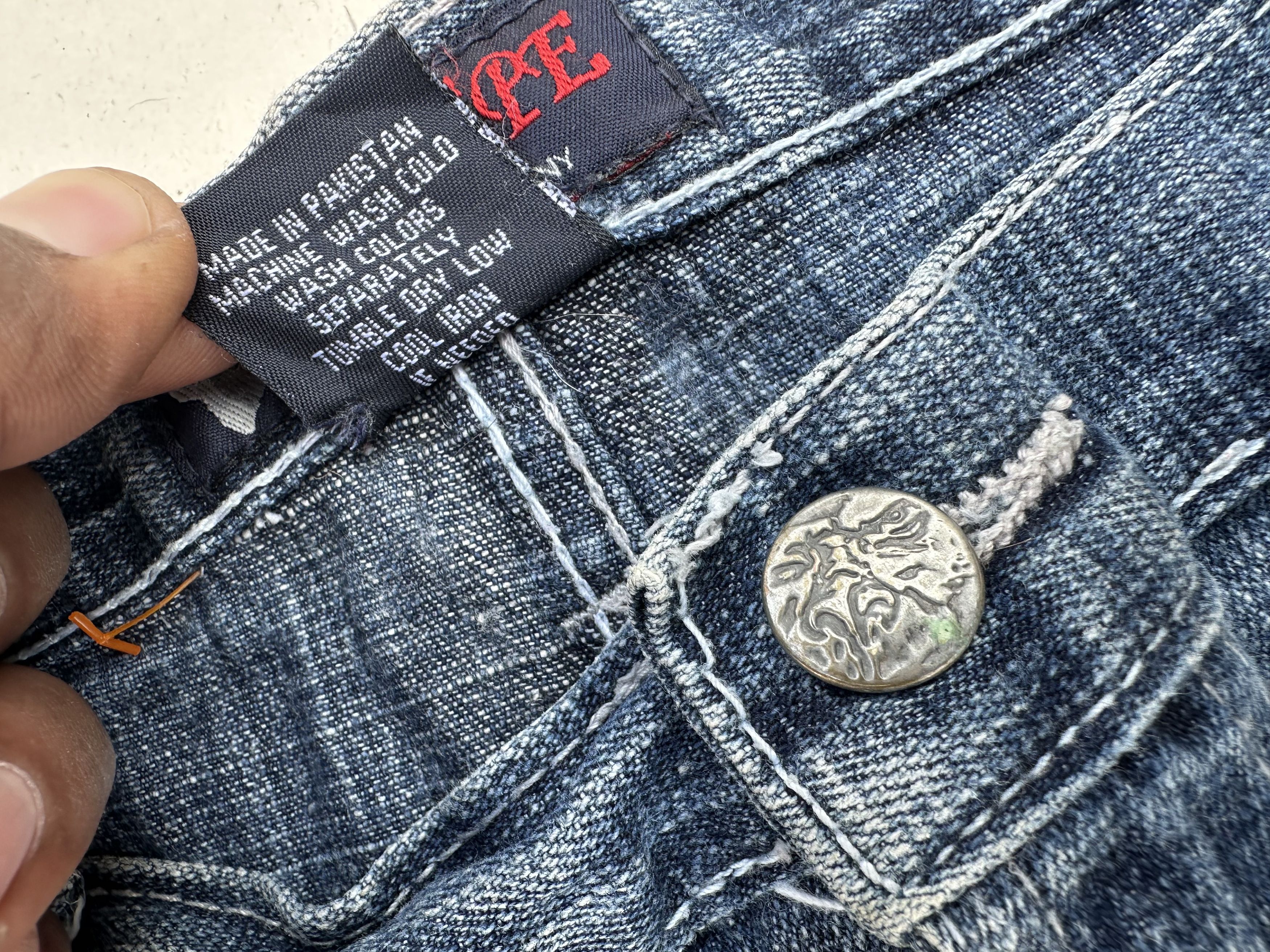 Other Red ape embroidery jeans 38*32 Size US 38 / EU 54 - 11 Thumbnail