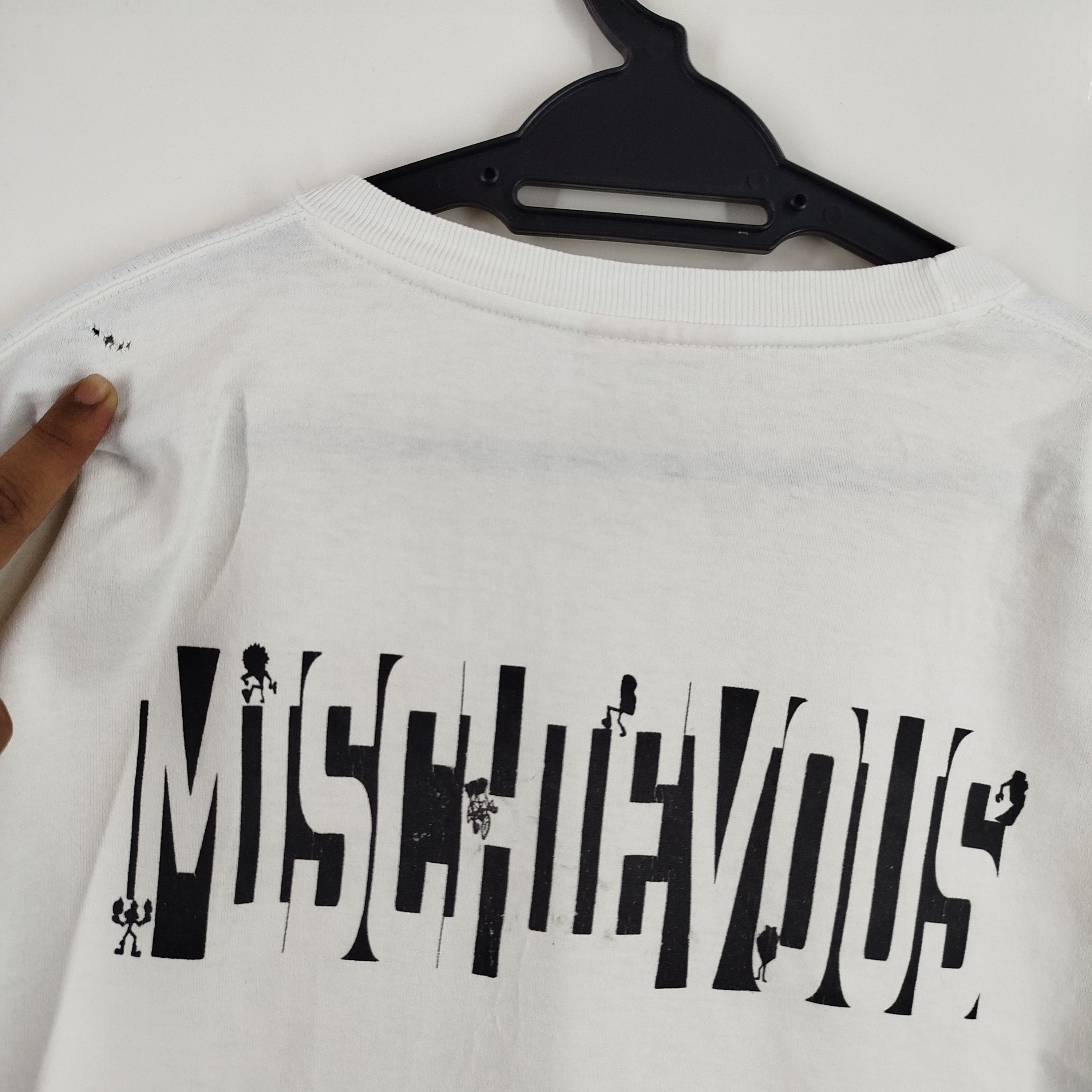 Designer × Japanese Brand Vintage Mischievous Blue Rabbit Big Logo Cool Design Y2K Size US L / EU 52-54 / 3 - 10 Thumbnail