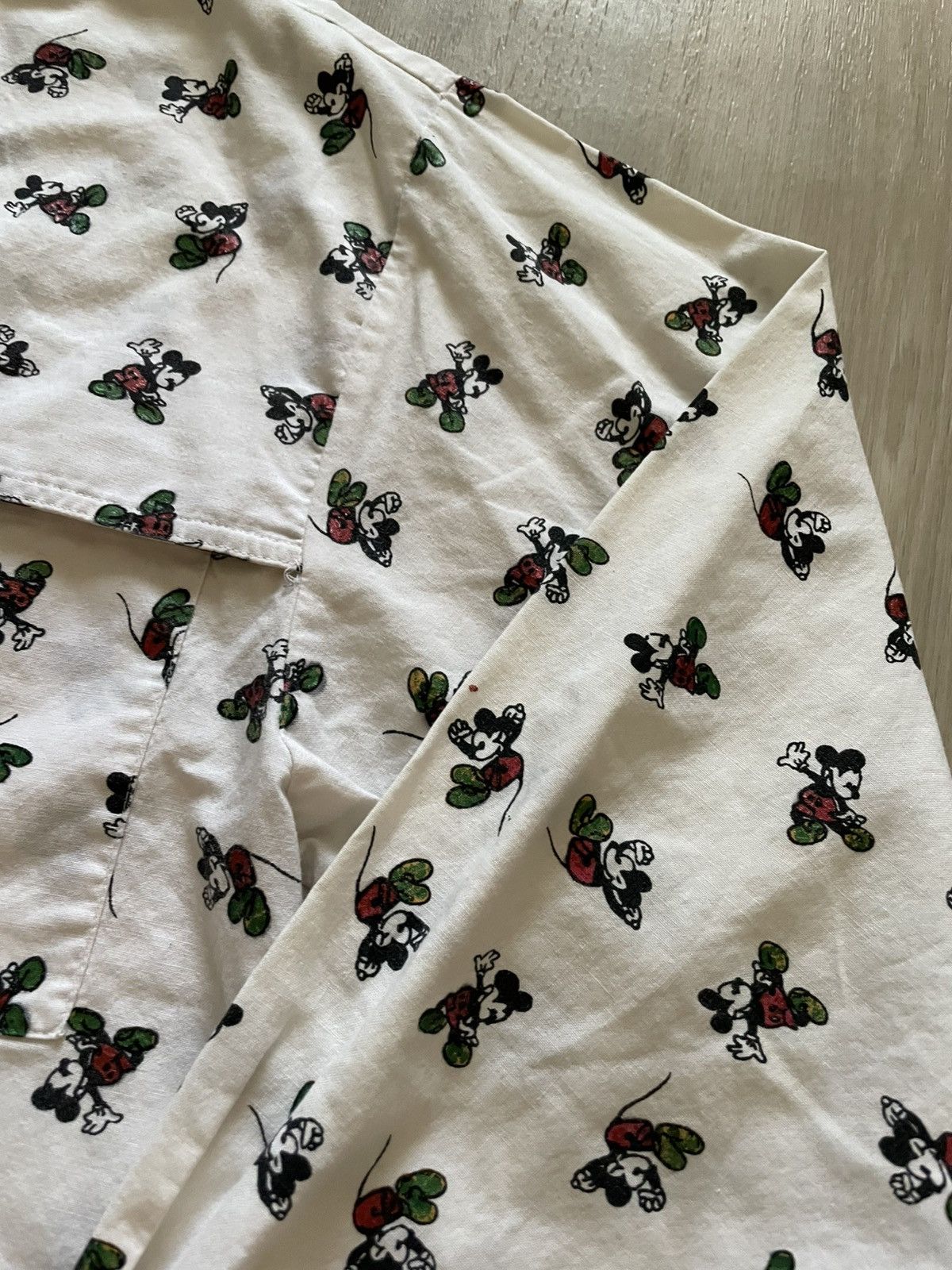 Designer × Disney × Vintage Vintage 80s Mickey Mouse Western Style AOP Button Women M-L Size L / US 10 / IT 46 - 4 Thumbnail