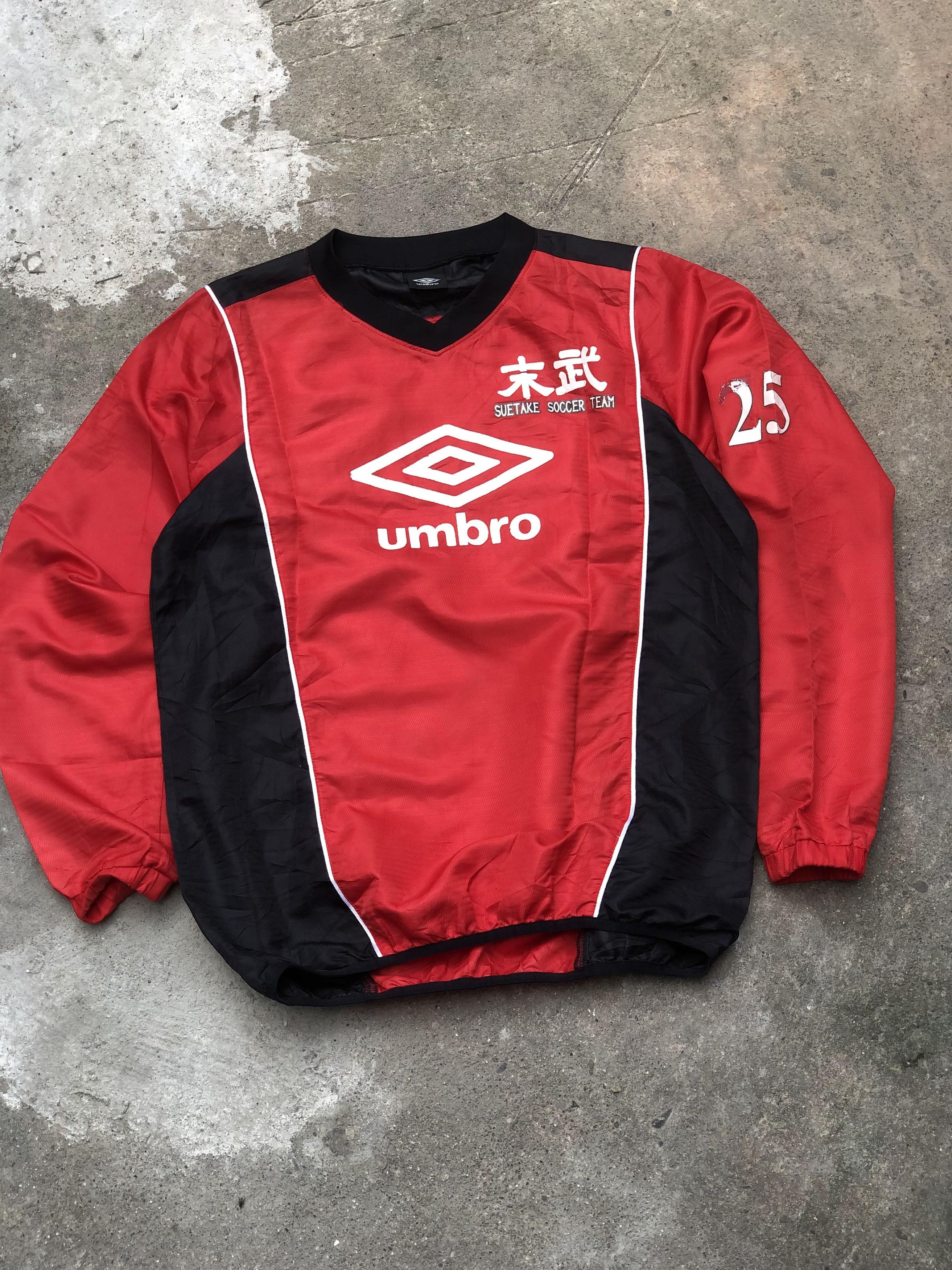 Umbro Umbro Big Logo 00s Pullover Jersey Vintage Item Outfit Red Size US M / EU 48-50 / 2 - 1 Thumbnail