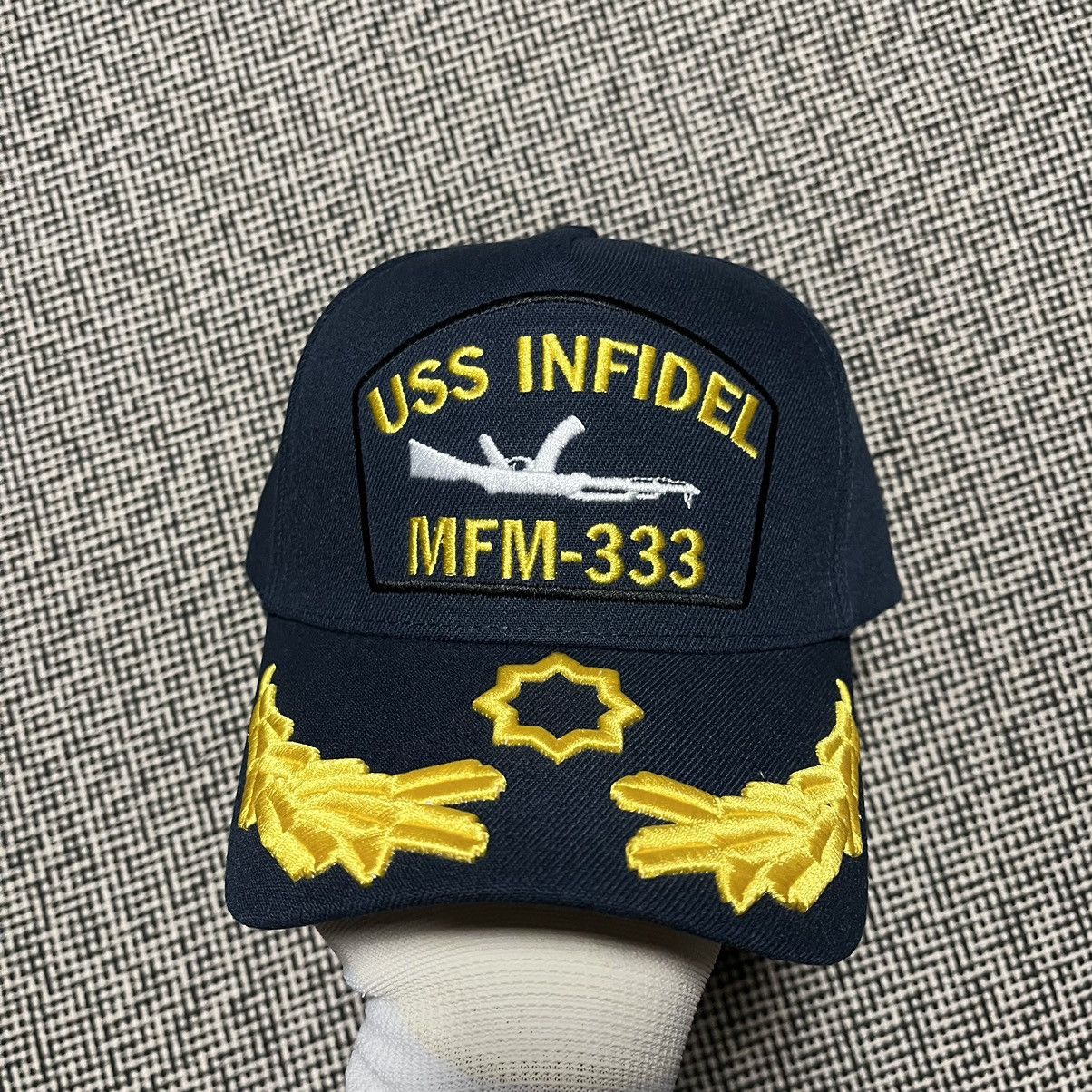 Streetwear × murd333r.fm Murd333R.Fm AK-47 Navy USS Infidel Hat | Grailed