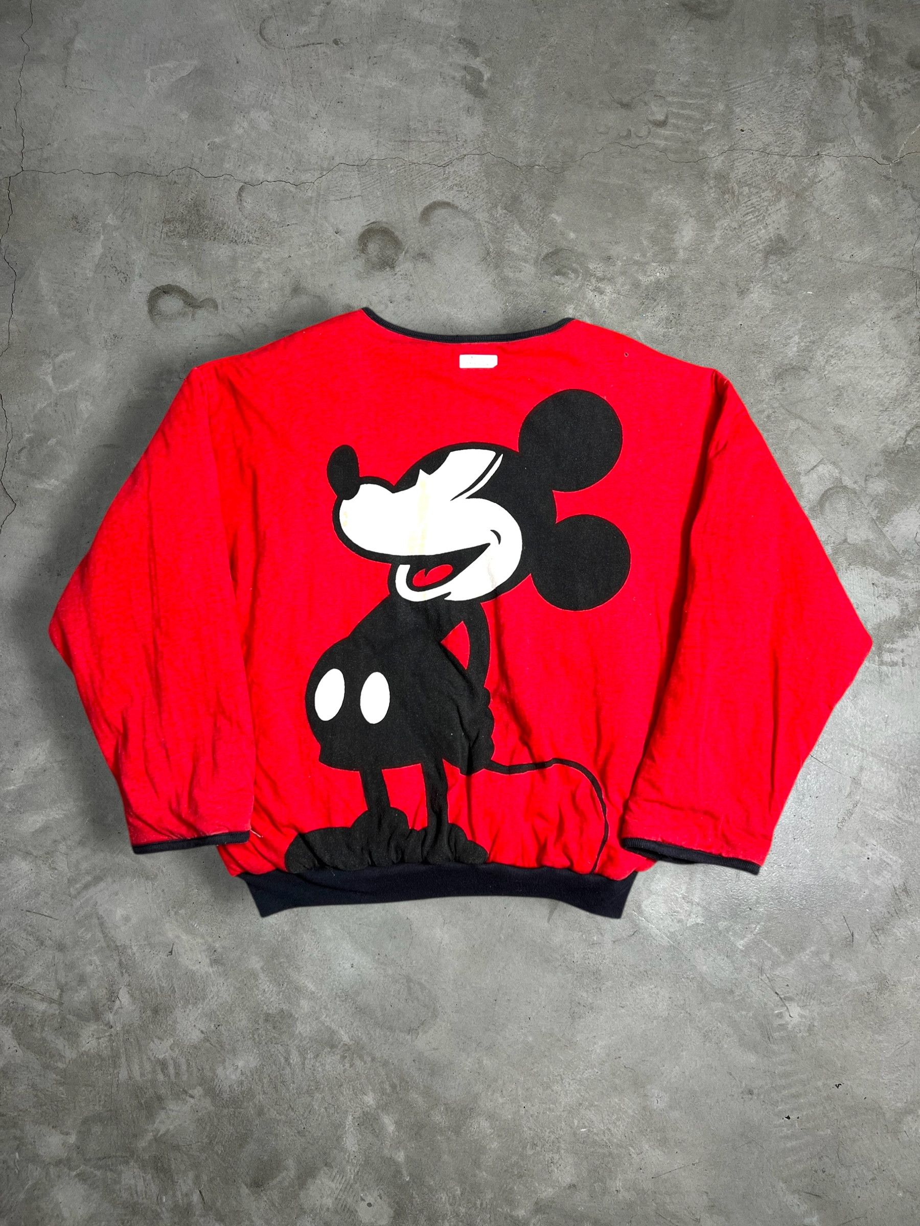 Disney Vintage Disney Mickey Mouse 2 Side Sweatshirt JKA092 Size US M / EU 48-50 / 2 - 14 Thumbnail