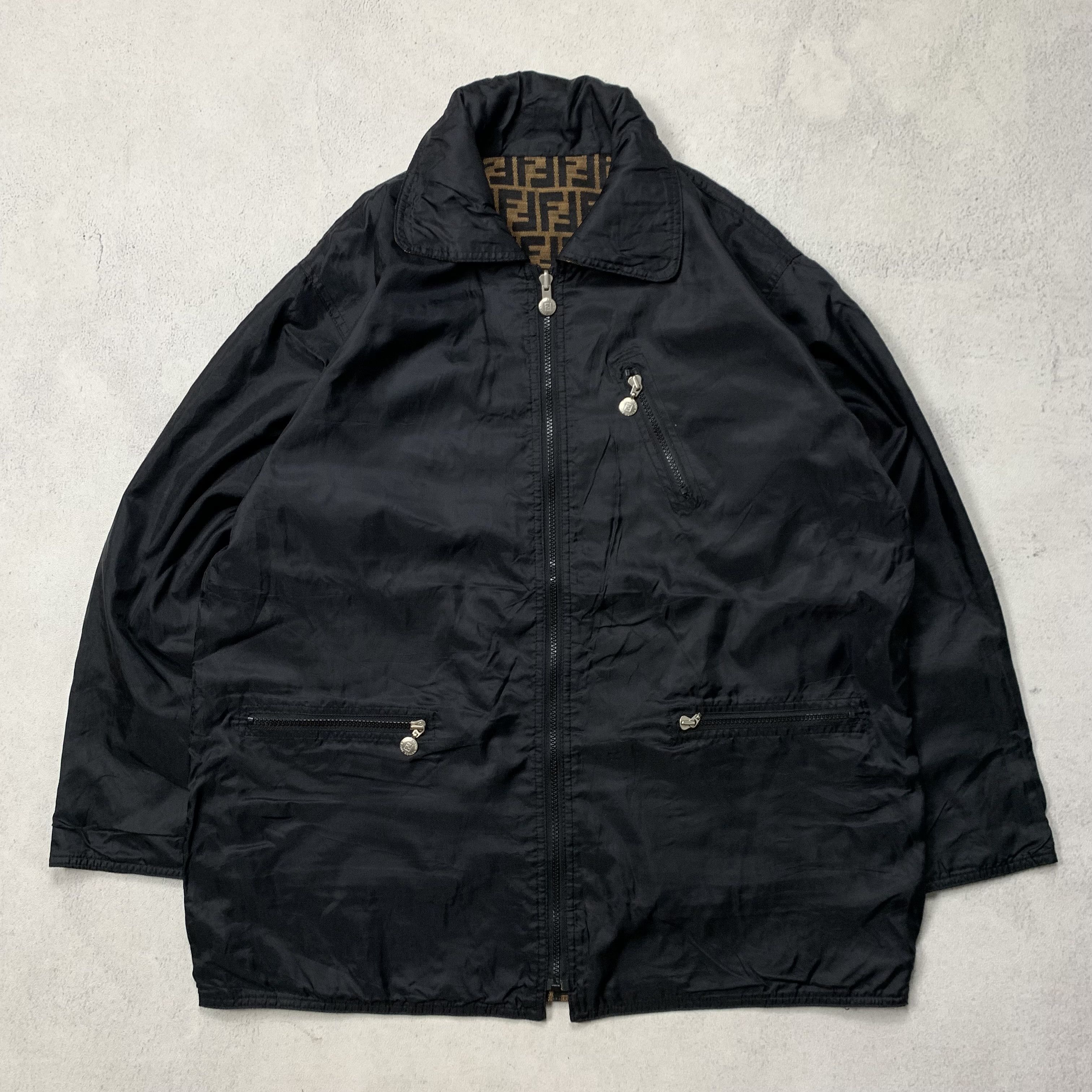 Fendi Vintage Fendi Zucca Monogram Reversible Jacket Size US L / EU 52-54 / 3 - 2 Thumbnail