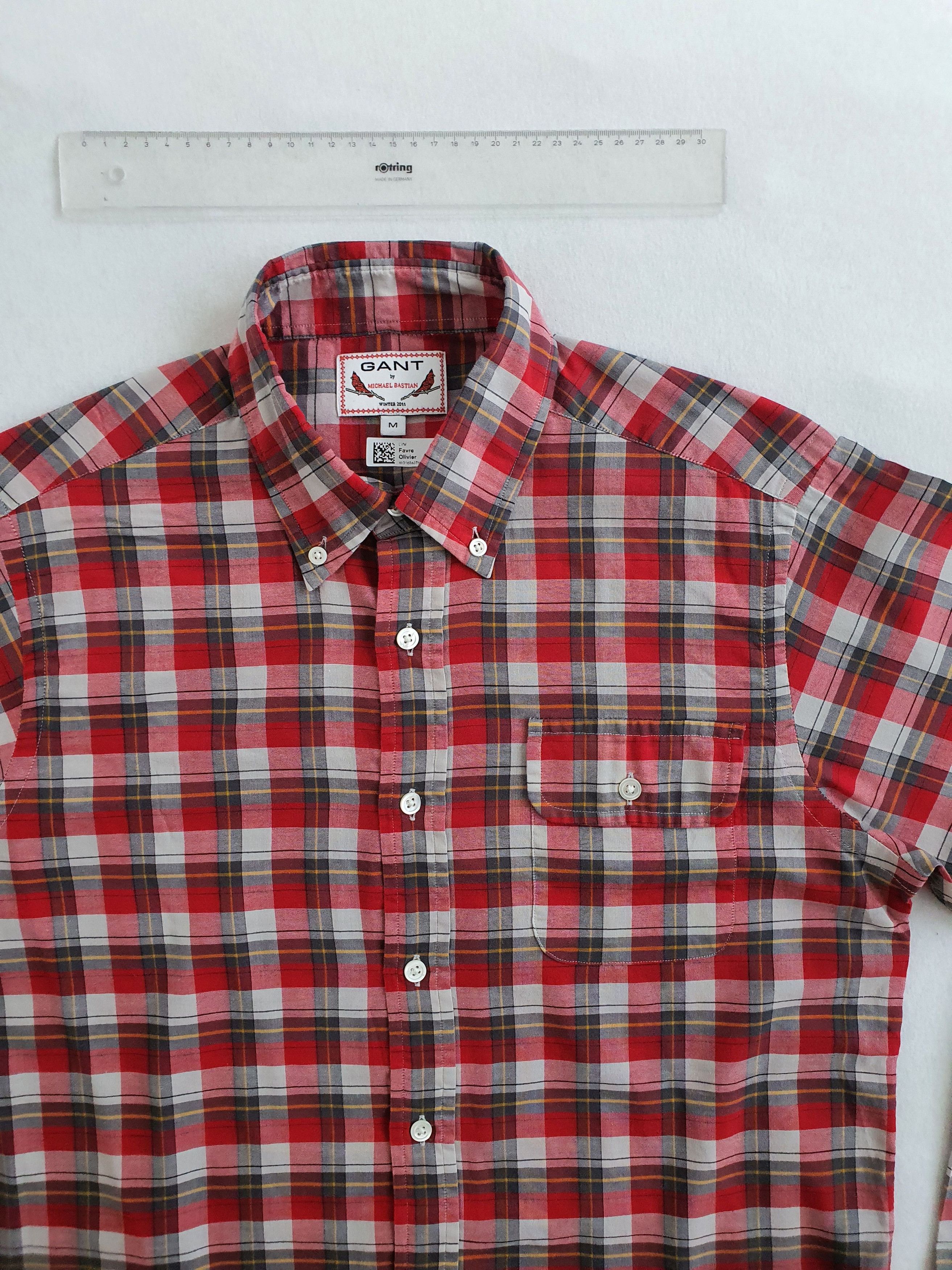 Gant × Michael Bastian Casual Button-Down Collar Shirt - Madras - Winter 2011 Size US M / EU 48-50 / 2 - 3 Thumbnail
