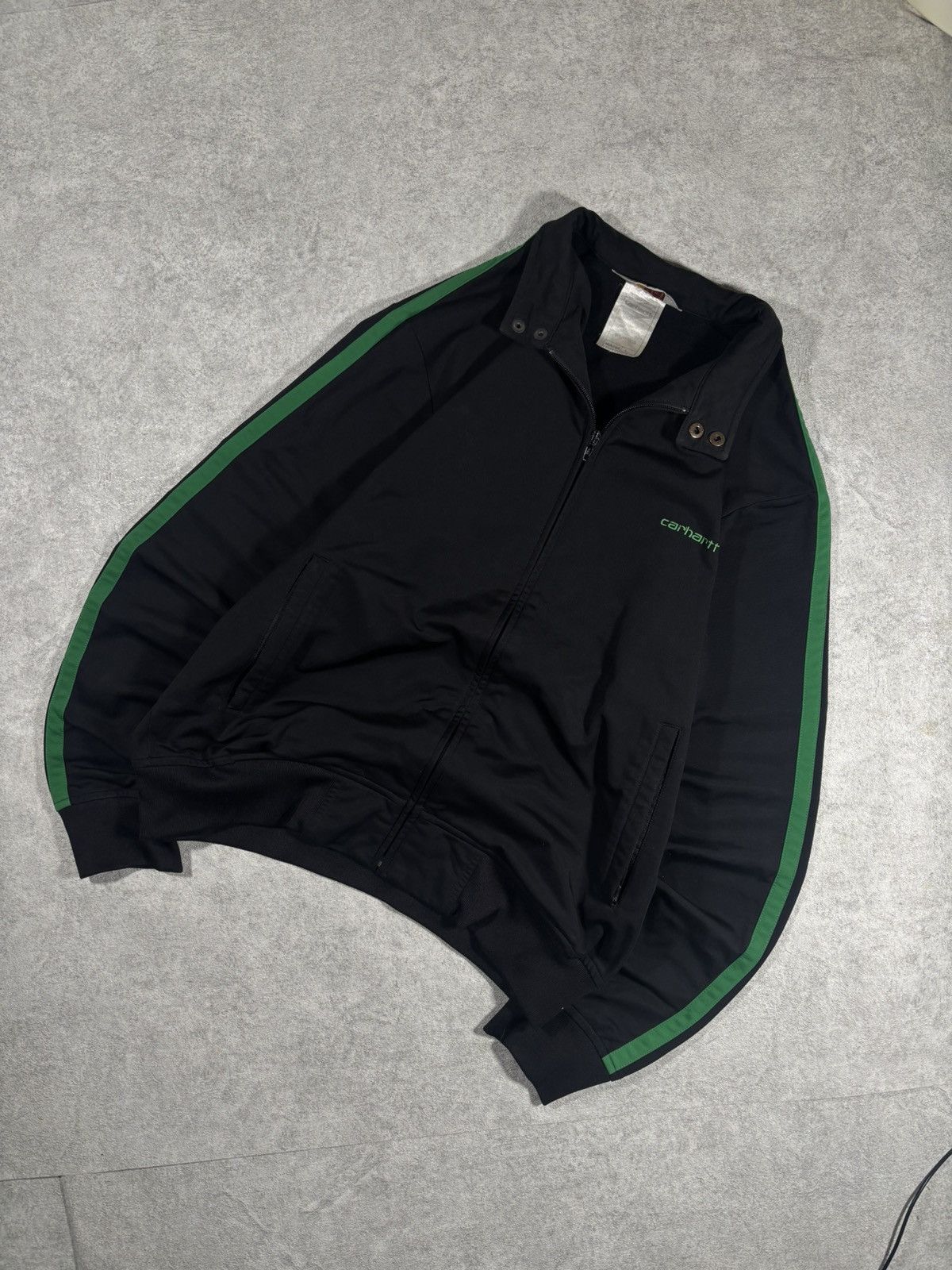 Carhartt Carhartt Zip Track green y2k vinate streetwear light jacket Size US L / EU 52-54 / 3 - 1 Thumbnail
