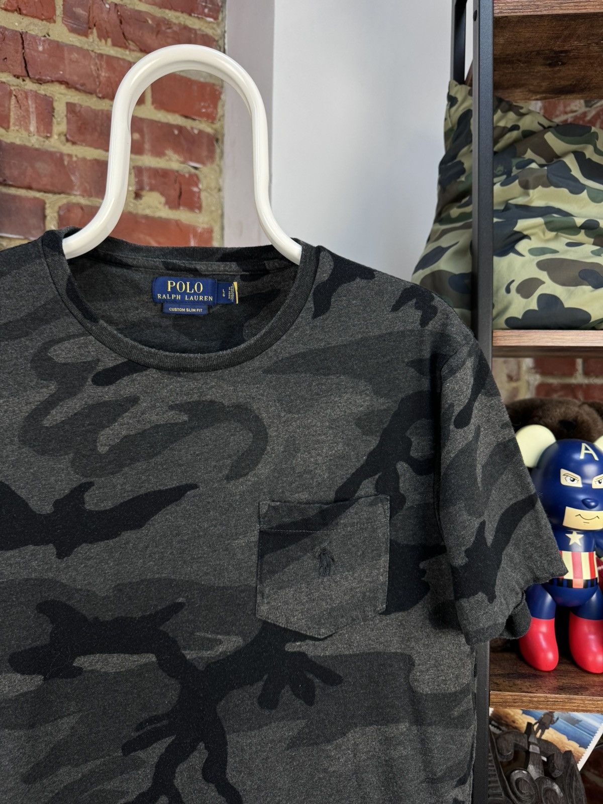 Polo Ralph Lauren POLO Ralph Lauren Camouflage Camo Pockets T-Shirt Size US L / EU 52-54 / 3 - 1 Thumbnail