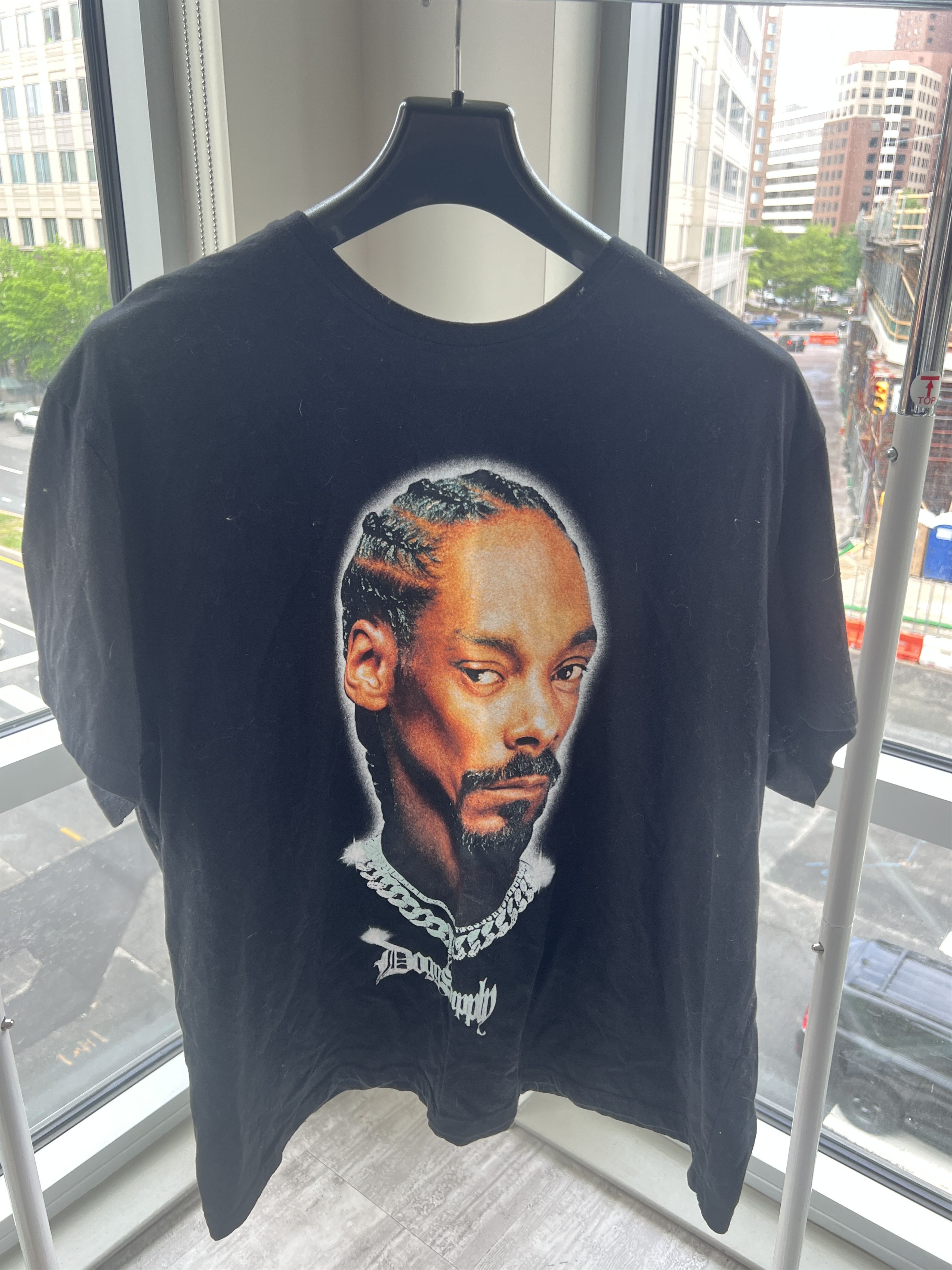 Snoop Dogg Dogg Supply by Snoop Dogg Mens Graphic Black Portrait Tee Size US XXL / EU 58 / 5 - 1 Thumbnail