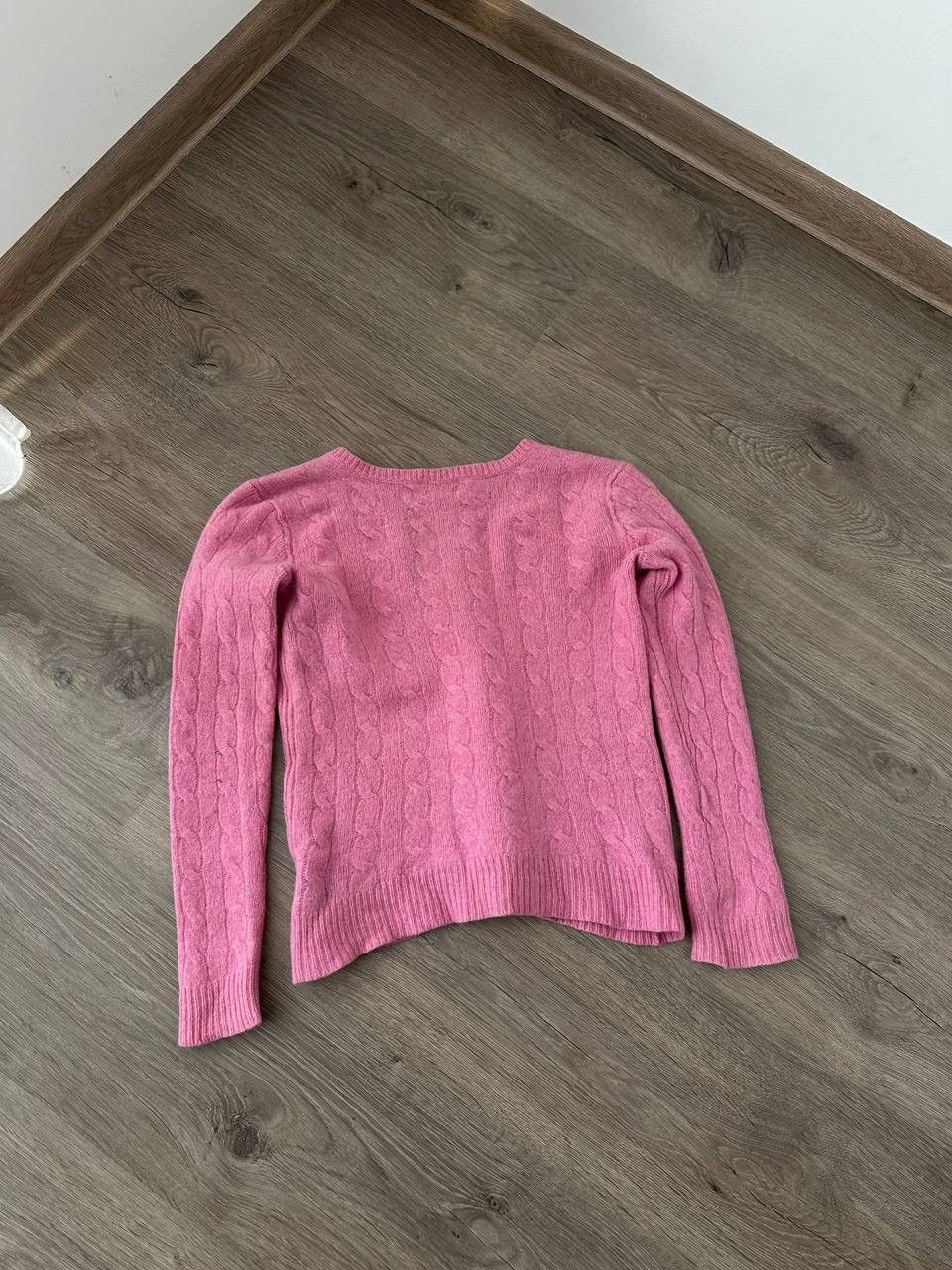 Polo Ralph Lauren × Vintage Vintage Polo Ralph Lauren Cable Knit Pink Sweater Size US XS / EU 42 / 0 - 10 Thumbnail