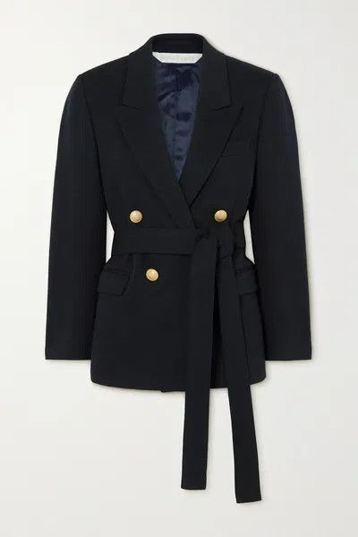 Palm Angels o1y1125 Blazer in Midnight Blue Size S / US 4 / IT 40 - 1 Thumbnail