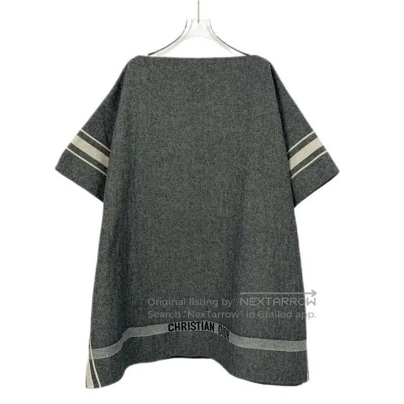 Dior Women's Gray Wool Coat Size S .