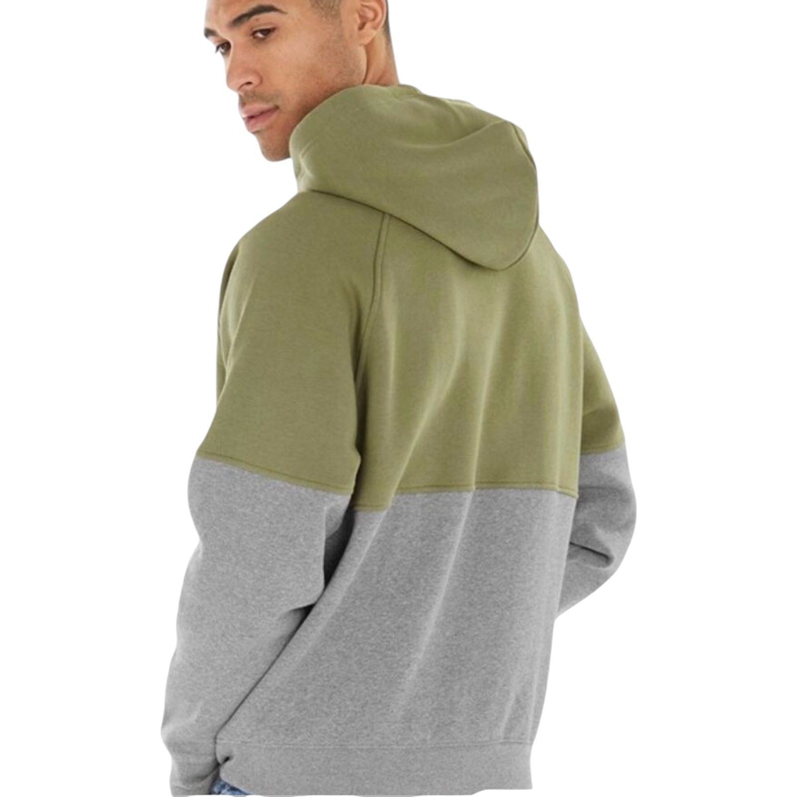 Levi's Levi's - Men's Long Sleeve Hoodie - Olive Green/Grey - Mediu Size US M / EU 48-50 / 2 - 2 Thumbnail