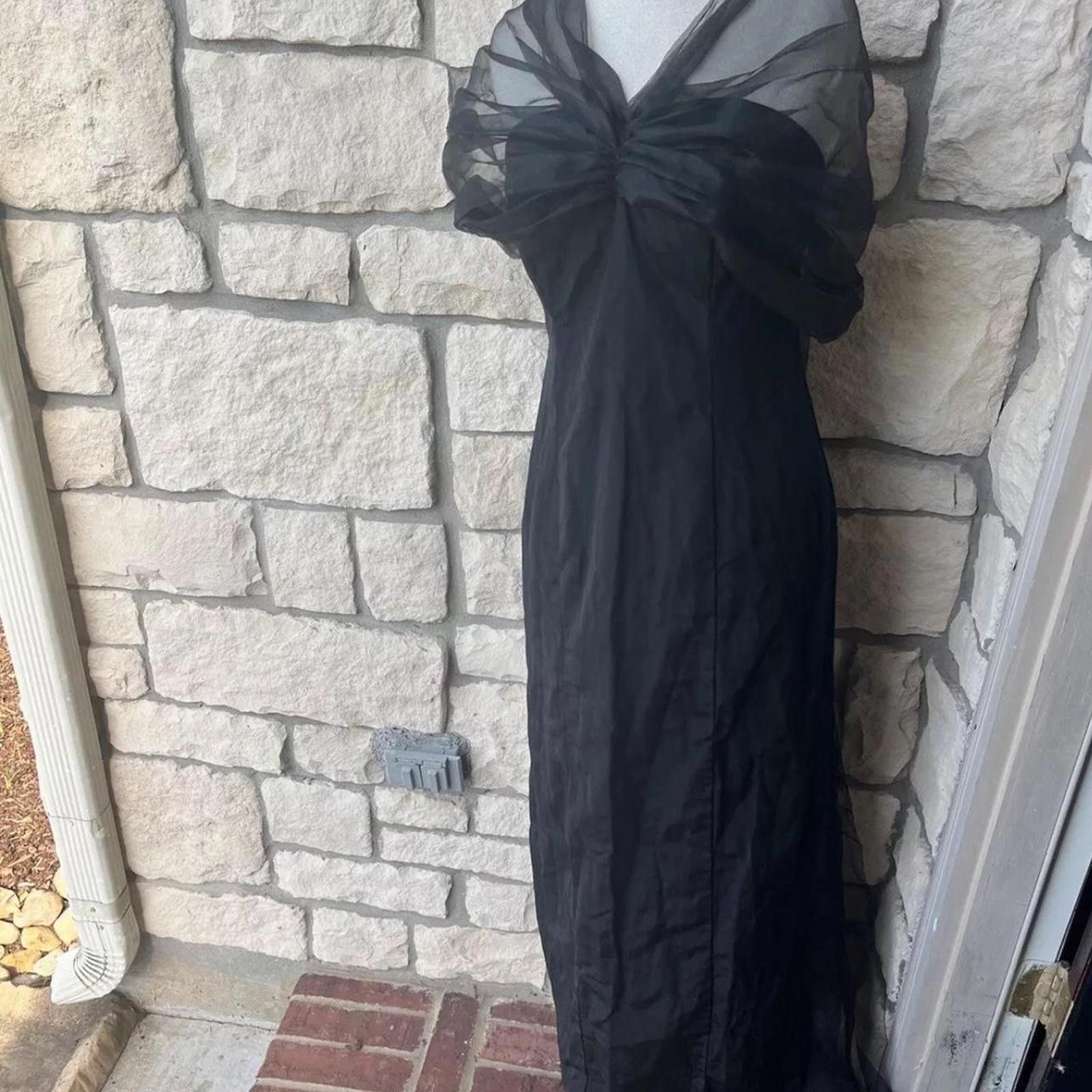 Other Black maxi dress with #gothic #victorian vintage lbd small Size S / US 4 / IT 40 - 3 Thumbnail