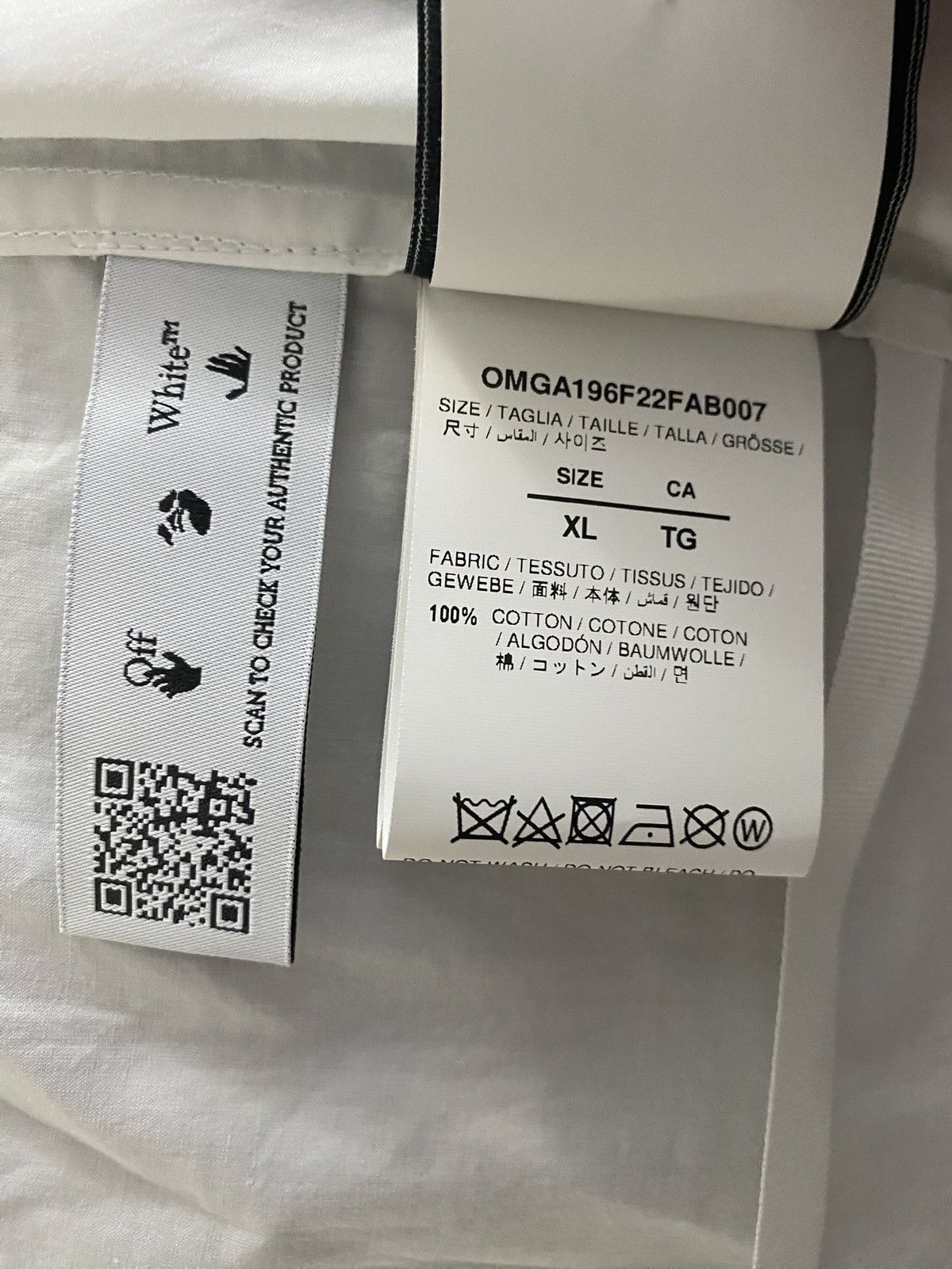 Off-White Off-White Graffiti Button Up Shirt Size XL Size US XL / EU 56 / 4 - 10 Thumbnail