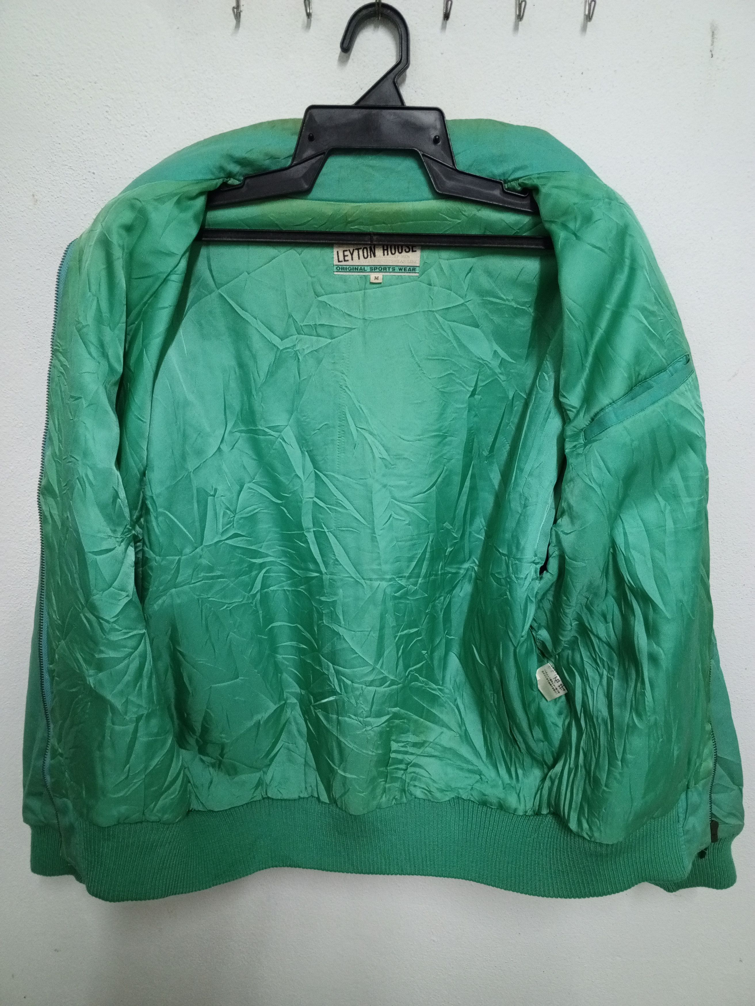 Formula 1 vintage Leyton house jacket embroidery turquoise streetwear Size US M / EU 48-50 / 2 - 10 Thumbnail