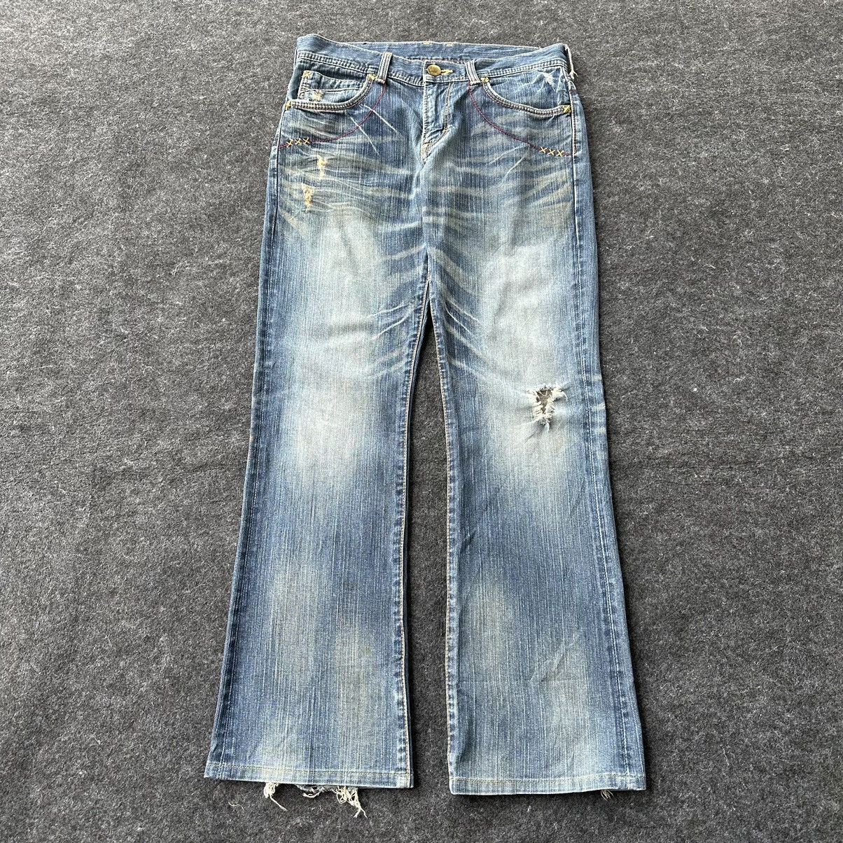Beauty Beast Lee Flare Denim Black Label Vintage Denim D676 Size US 32 / EU 48 - 1 Thumbnail