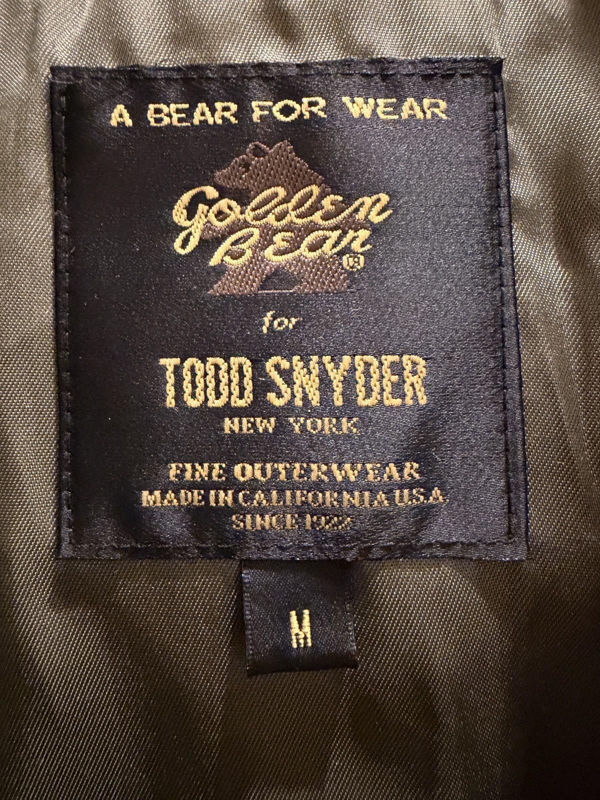 Golden Bear × Todd Snyder Todd Snyder x Golden Bear Limited Insulated 100% Wool Jacket Size US M / EU 48-50 / 2 - 5 Thumbnail