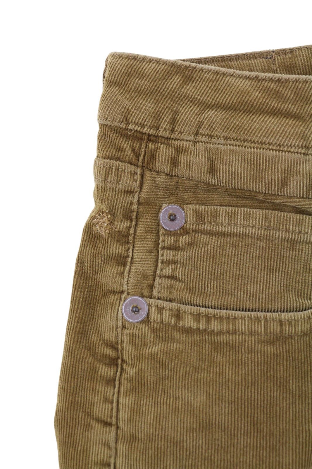 R13 BOY STRAIGHT 27 Golden Brown Stretch Cord Zip FW25 86844 Size 27" / US 4 / IT 40 - 6 Thumbnail