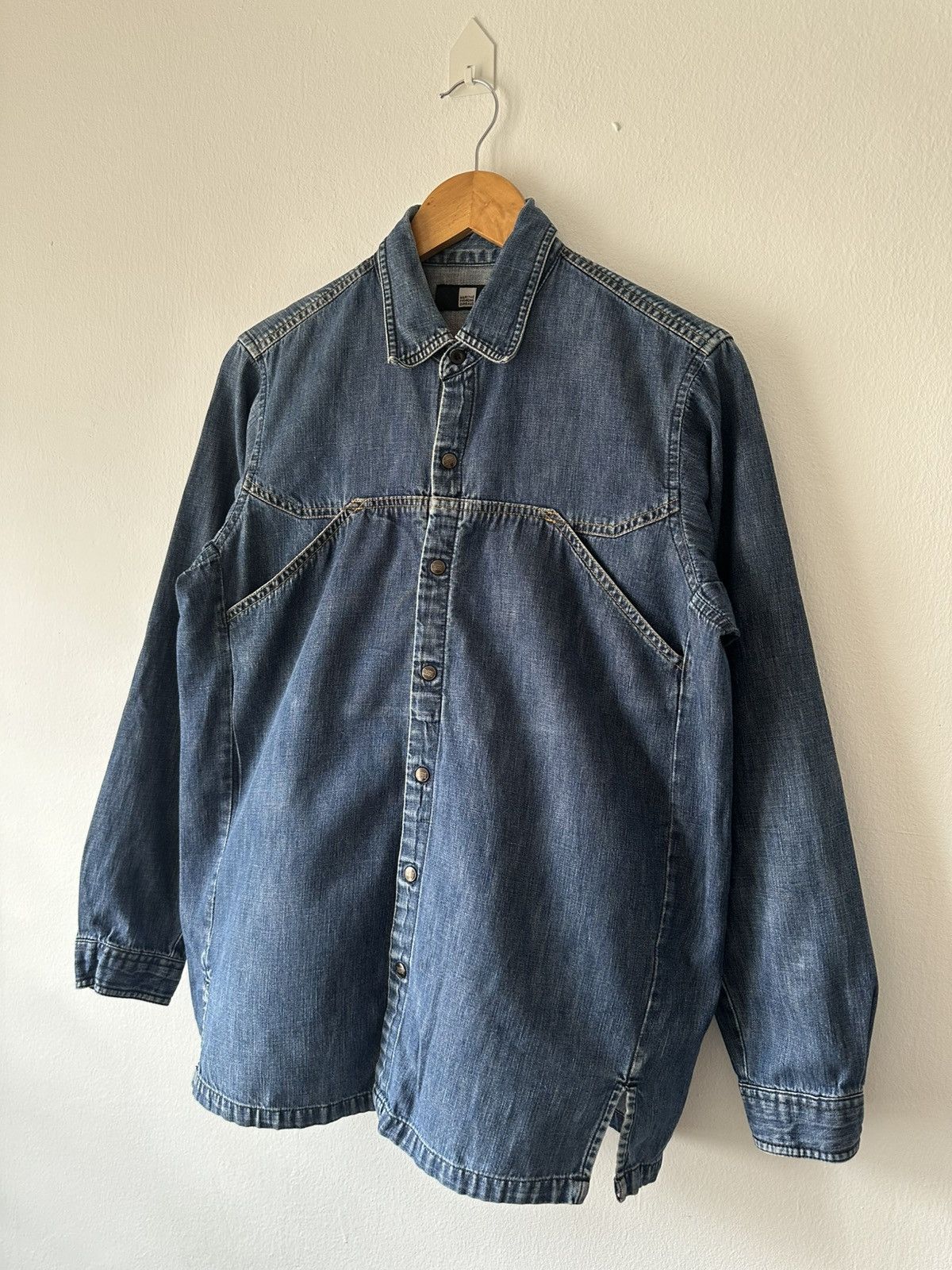 Marithe + Francois Girbaud Vintage Marithé François Girbaud Denim Western Shirt Size US M / EU 48-50 / 2 - 3 Thumbnail