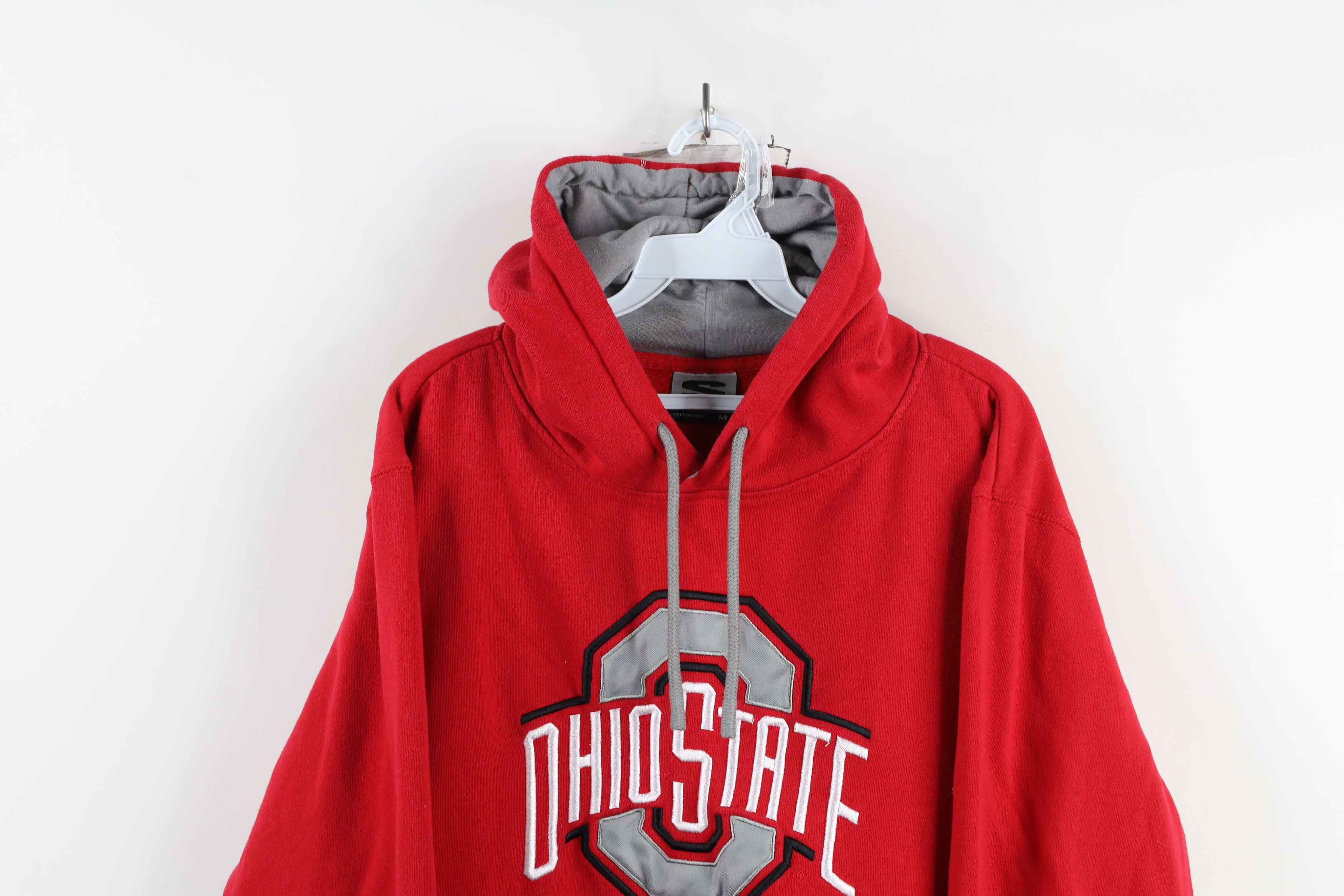 Vintage Vintage Spell Ohio State University Hoodie Sweatshirt Red Size US M / EU 48-50 / 2 - 2 Thumbnail