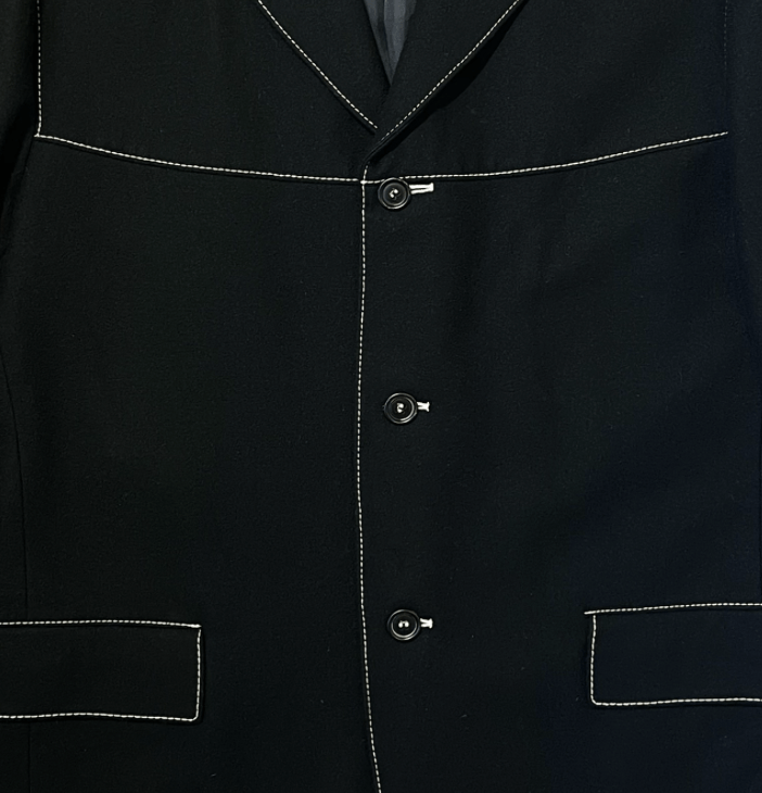 Moschino Moschino Men's Black Jacket Cheap & Chic Size 50R - 3 Thumbnail