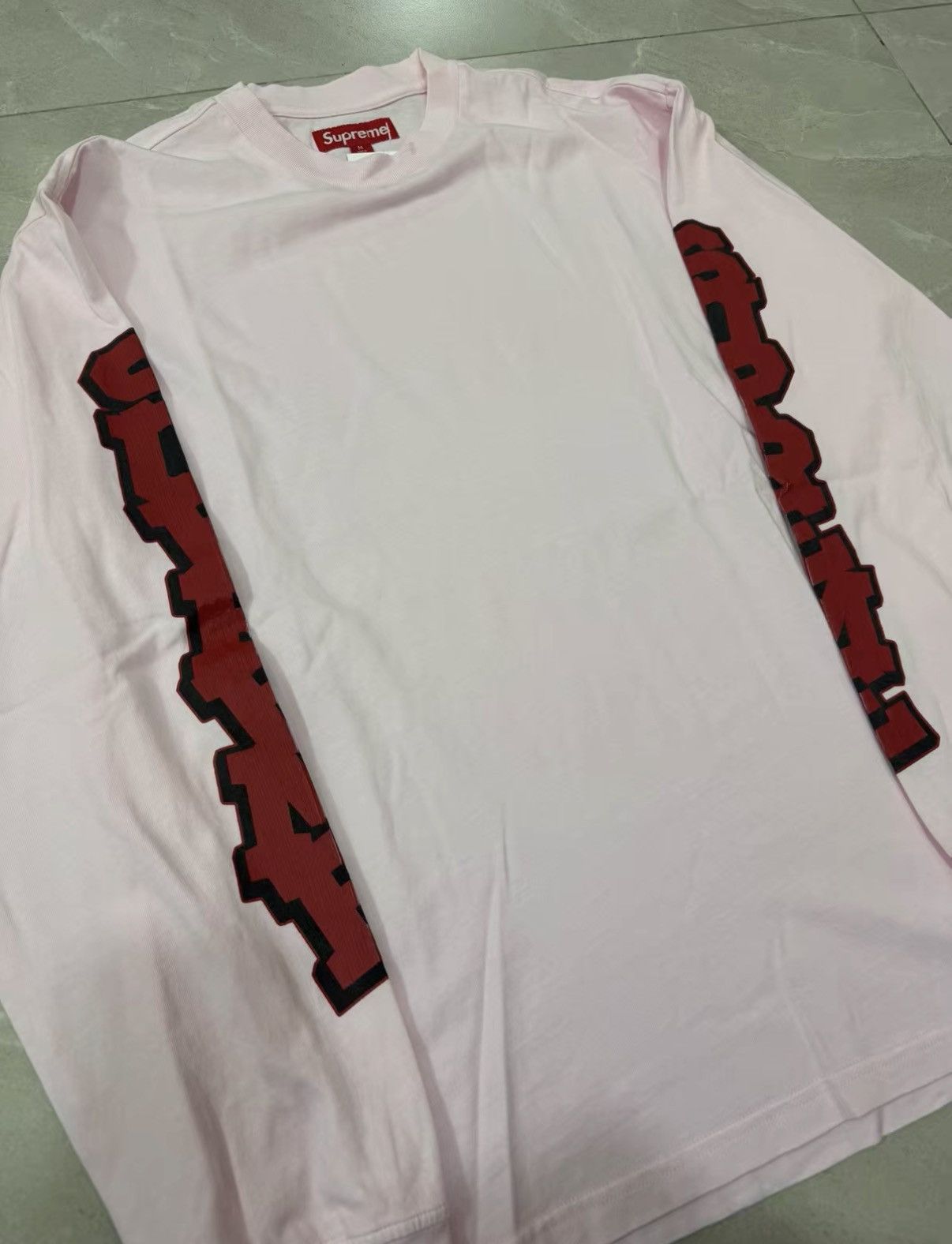 Supreme Supreme SS26 WEEK1 Cracked Sleeve L/S Top J34 Size US M / EU 48-50 / 2 - 3 Thumbnail