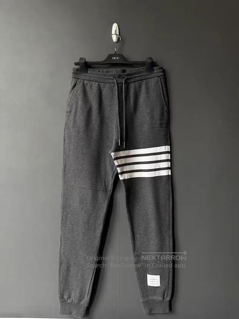 Thom Browne size 3 Dark Gray Knit Sweatpants