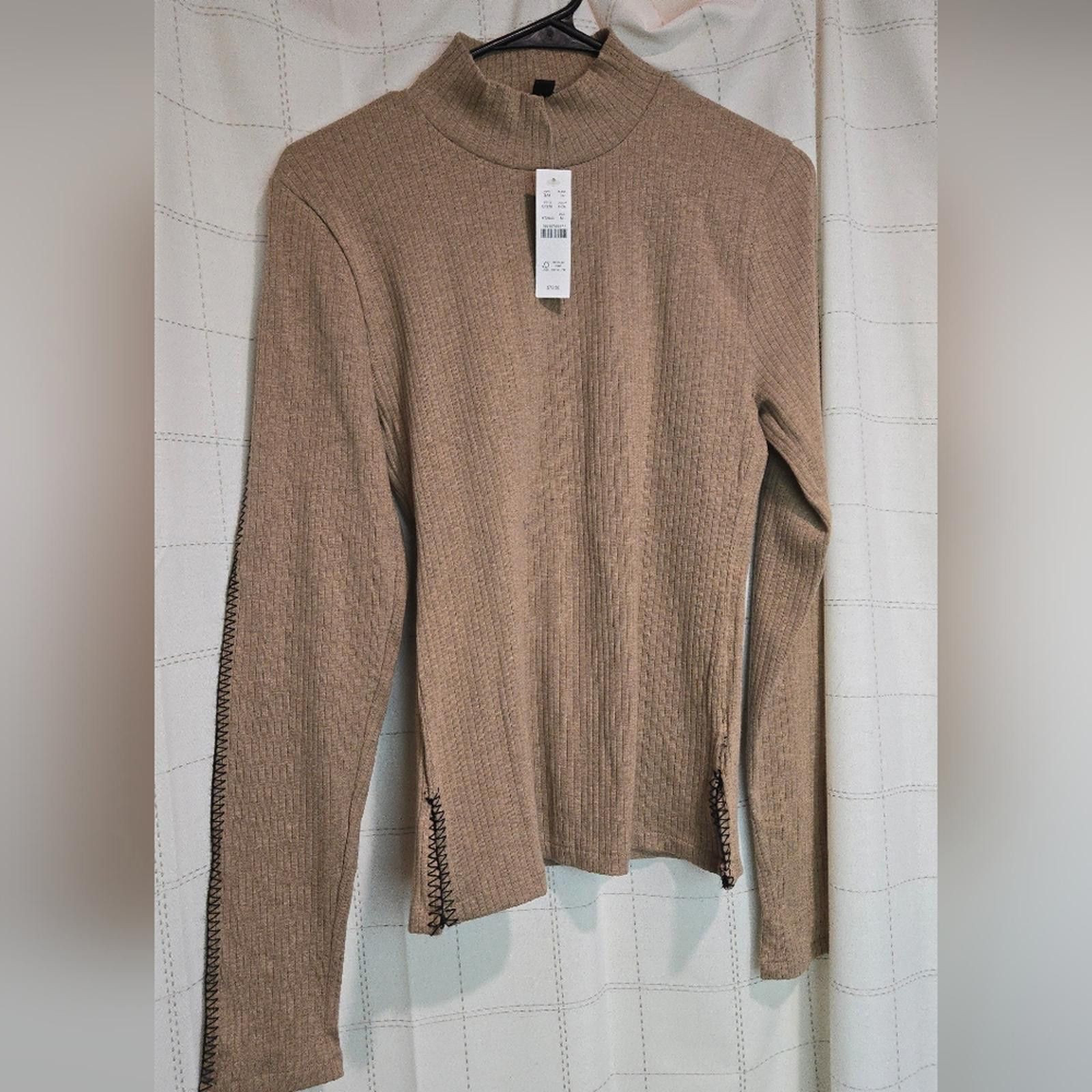 J.Crew J Crew Premium rib turtleneck with whipstitch trim- S Size S / US 4 / IT 40 - 2 Thumbnail